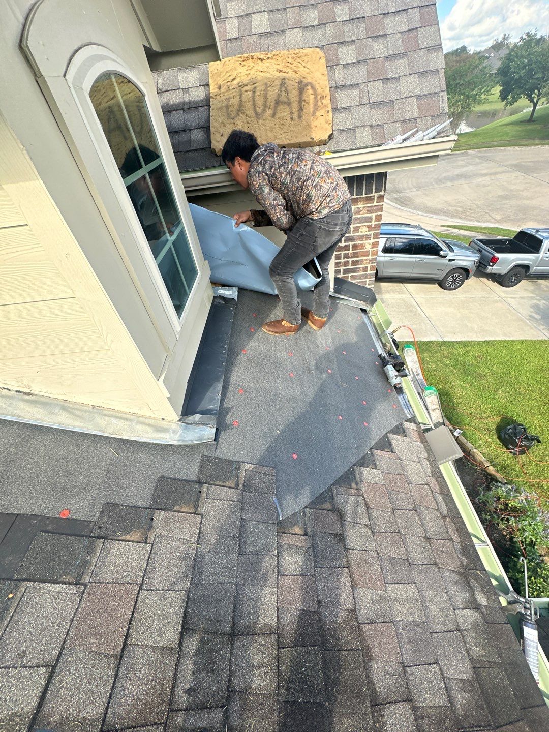 Residential Roofing Repair using Owen's Corning Duration (Lifetime) Shingles by Roof Repair Company