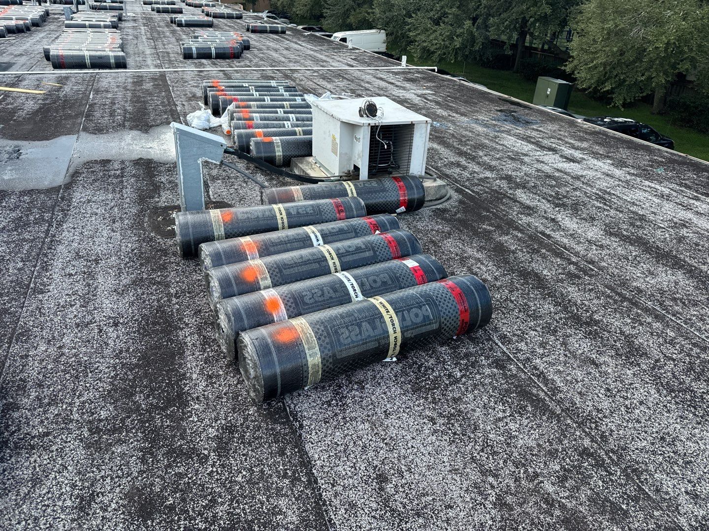 Modified Bitumen Commercial Roof Installation for Tampa Strip Mall by CES Roofing