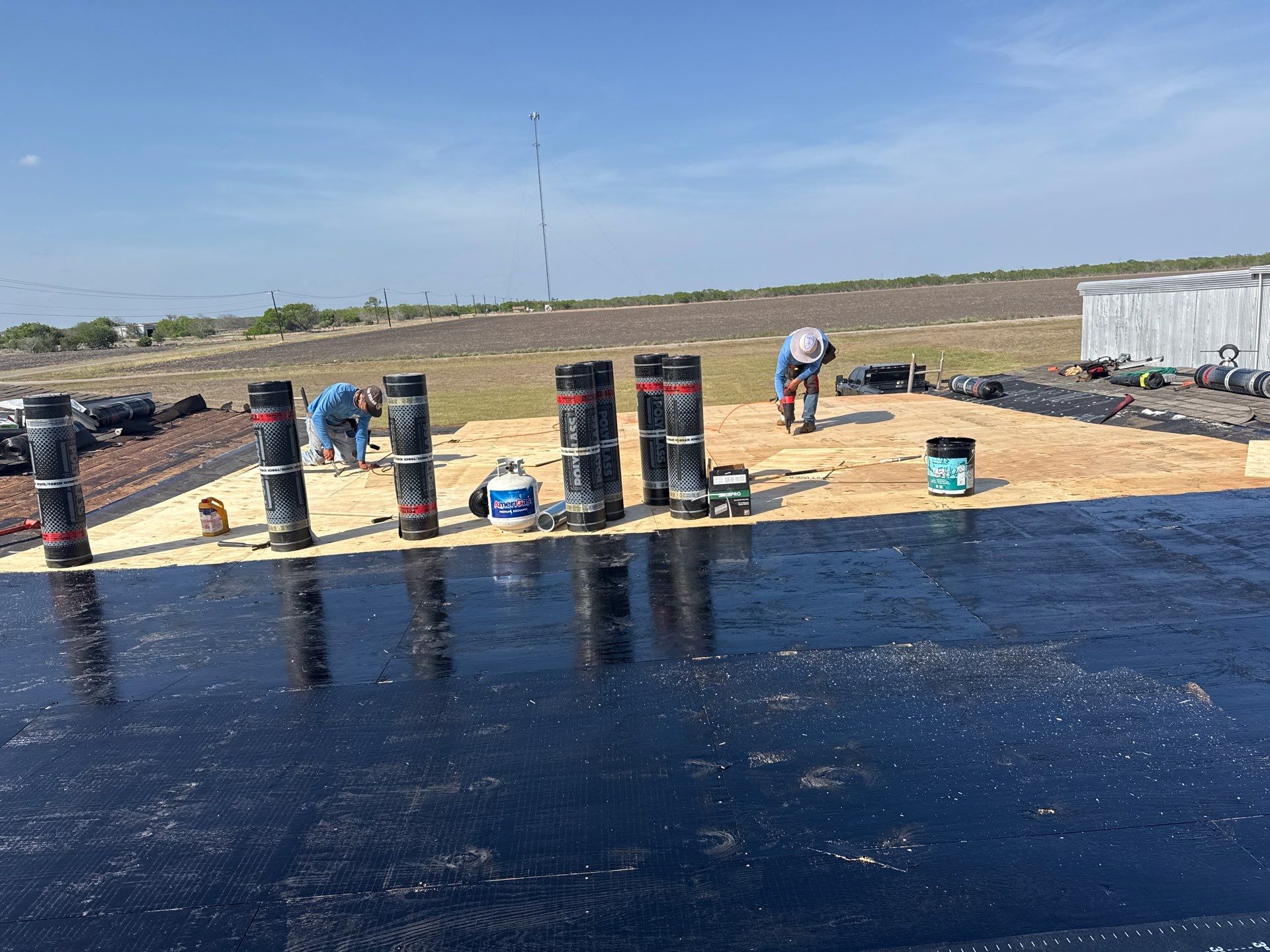 Blown away in Bishop Texas by Bayfront Roofing and Construction