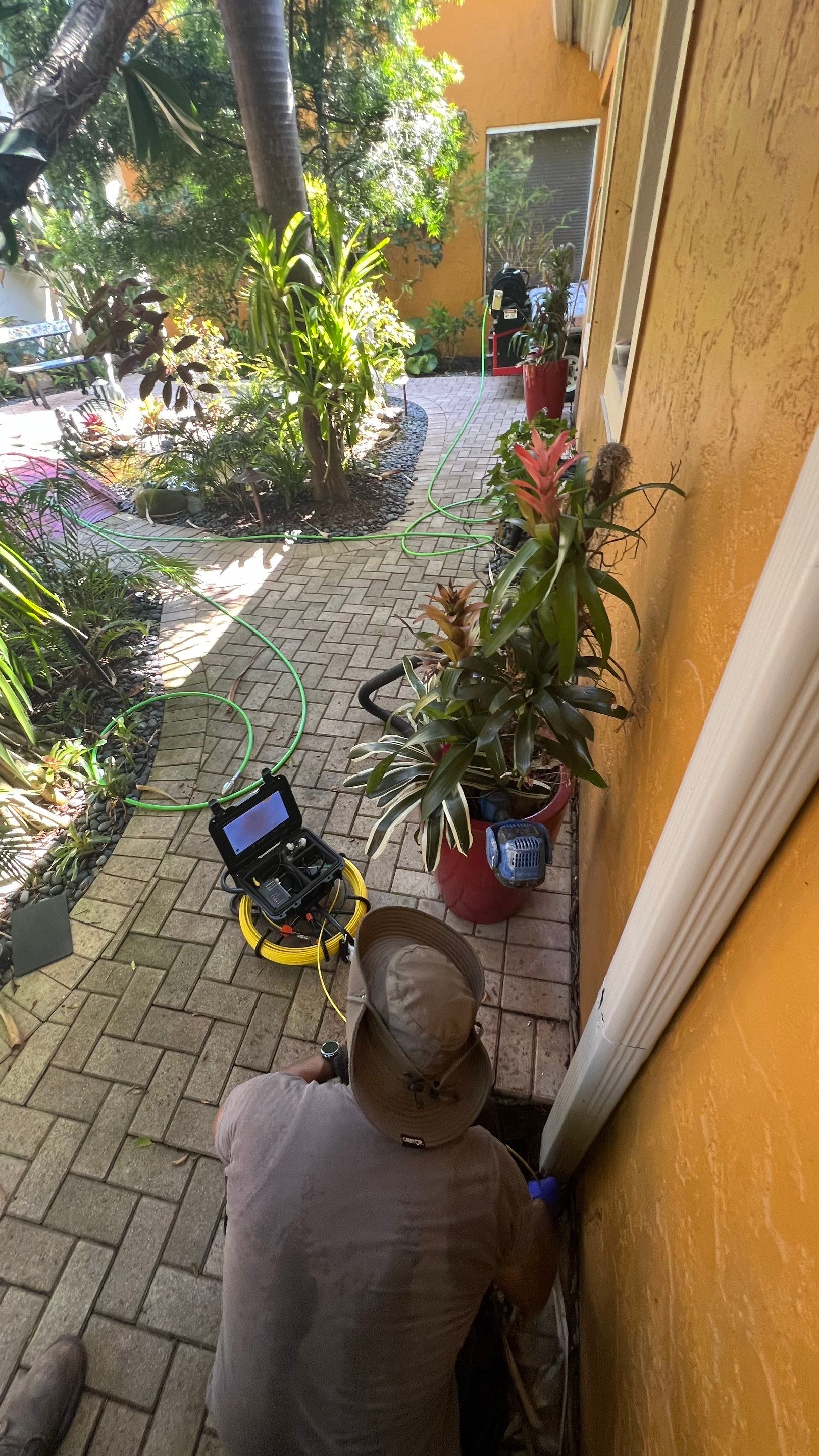 Residential Stormwater Gutter Drain System Maintenance by APS Power & Water