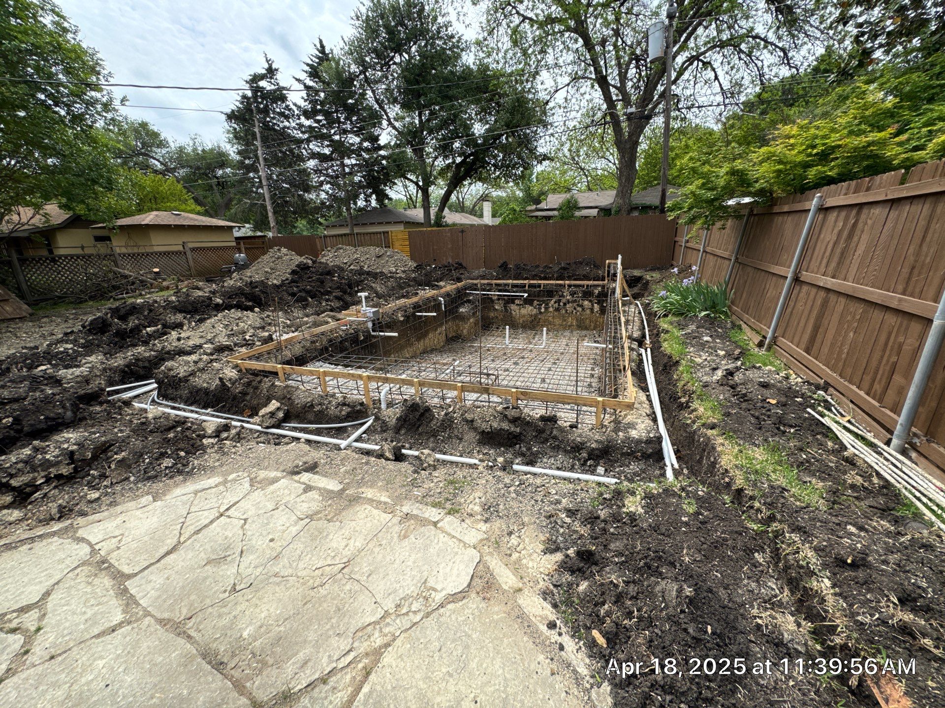 Modern Plunge Pool with Tiled Sheer-Descent Water Wall by Pinnacle Pools and Spas - DFW