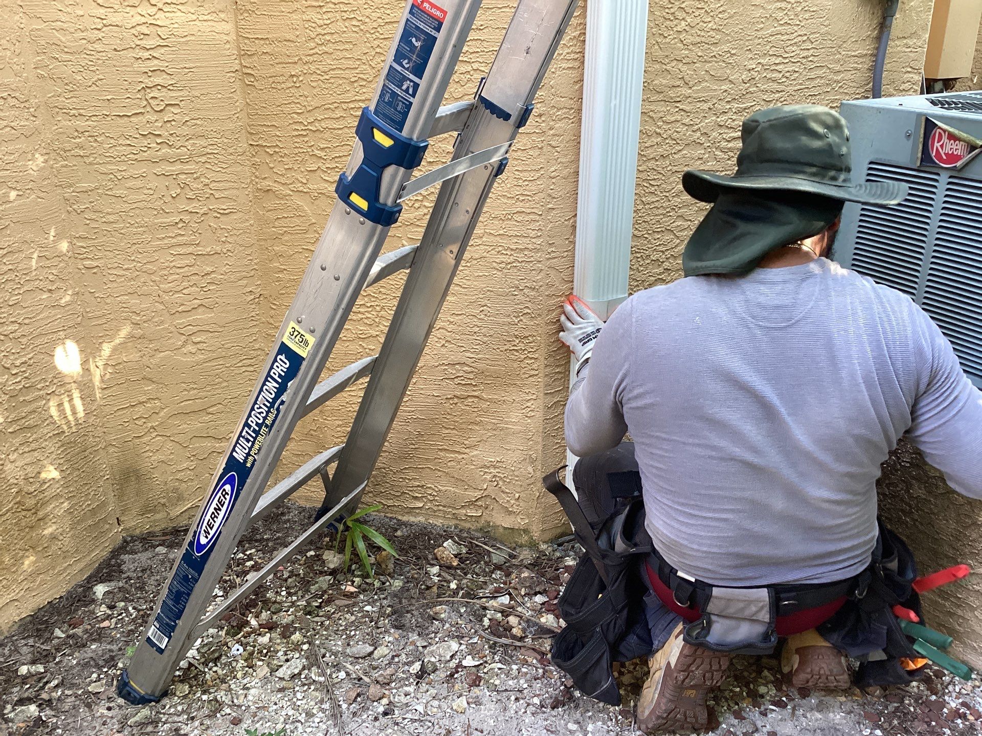 6 Inch Seamless Gutters using K-Style Seamless Gutters in Cape Coral FL by Gutter Professors