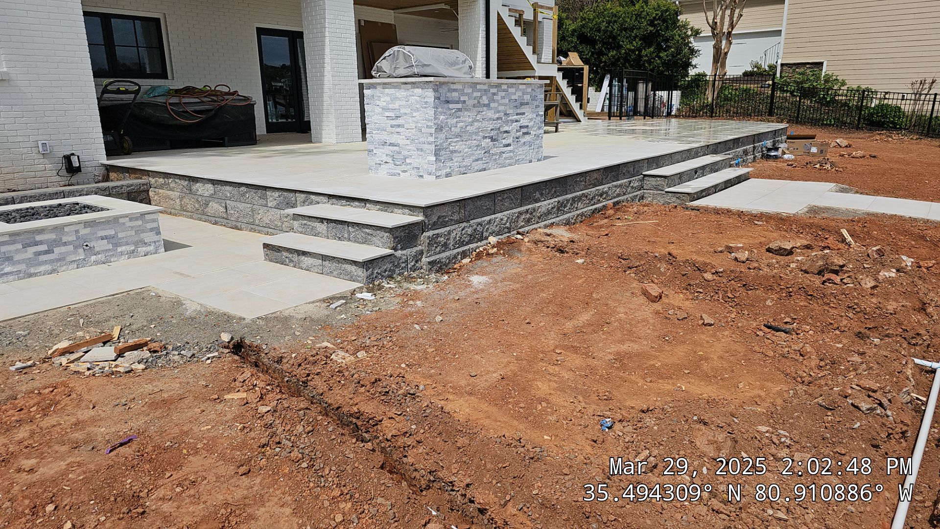 Hardscape Installation using Irrigation by Carolina-Metro Landscape, Inc