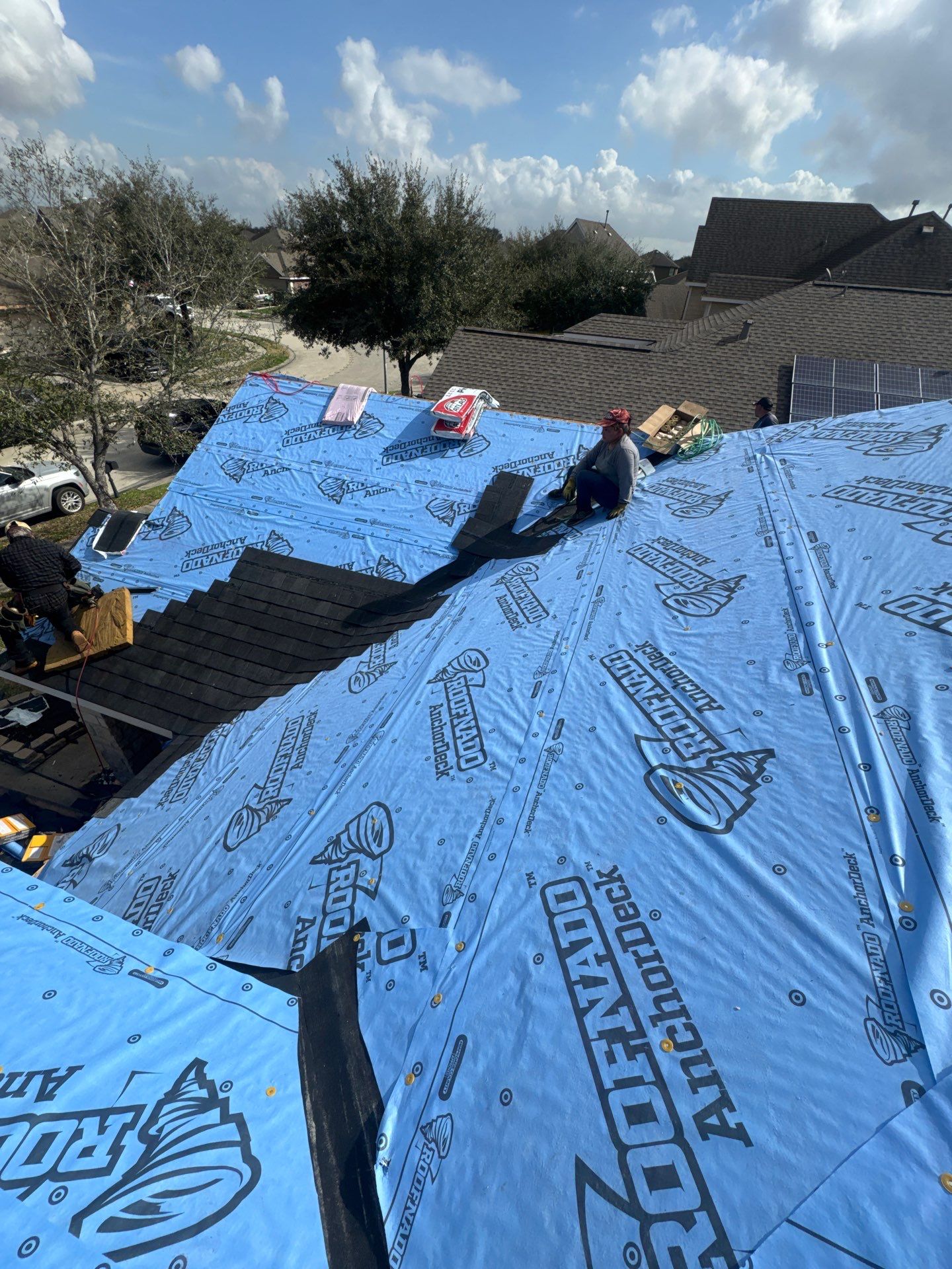 Project in Houston by Proud Roofing