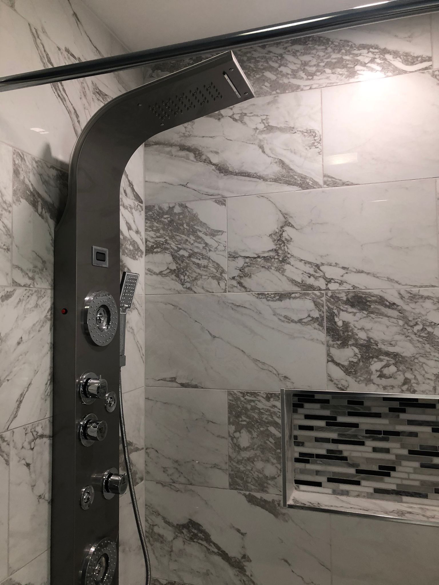 Bathroom Remodel using Tile by Home Concepts Construction