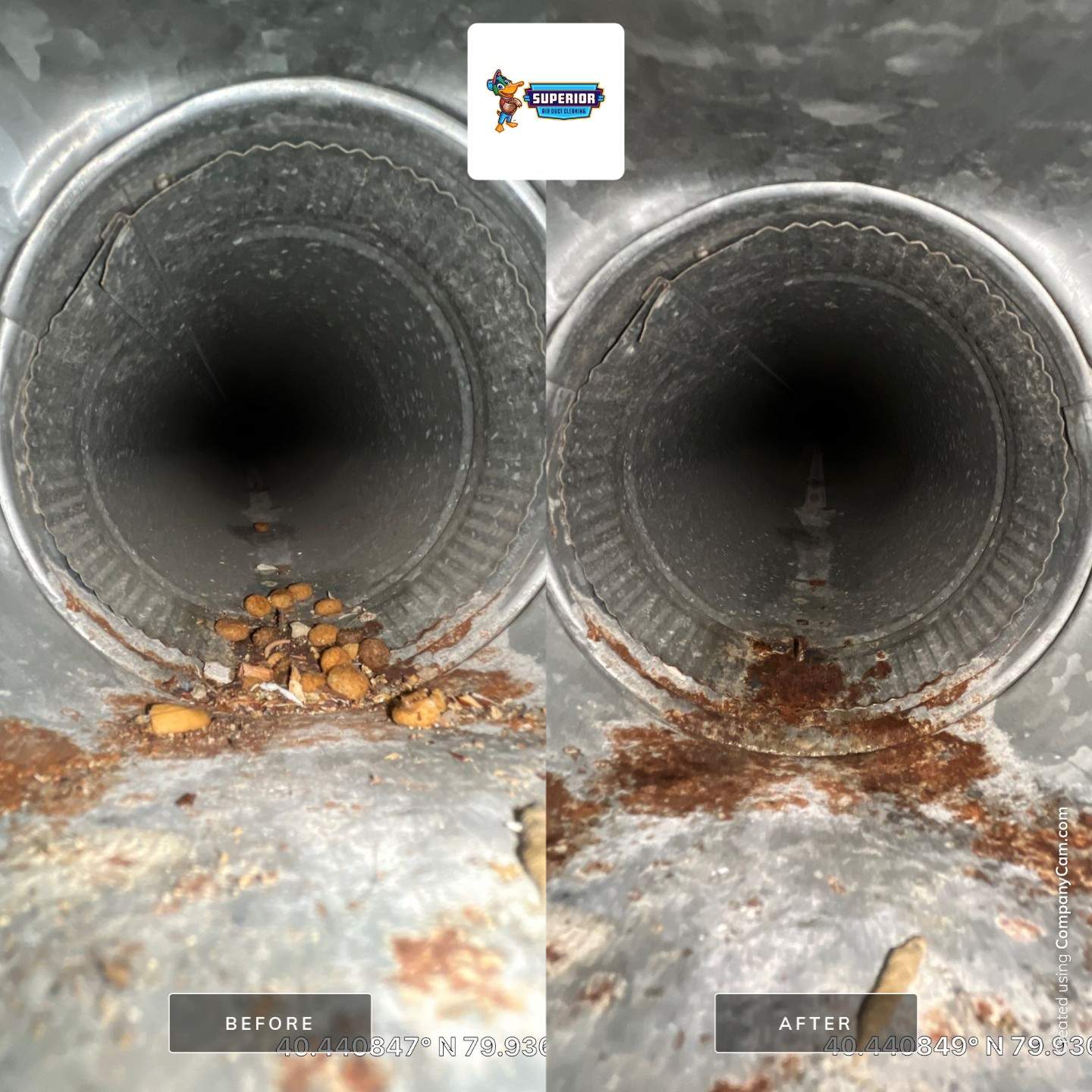 Air Duct Cleaning With a Vacuum Truck in Pittsburgh, PA by Superior Air Duct Cleaning