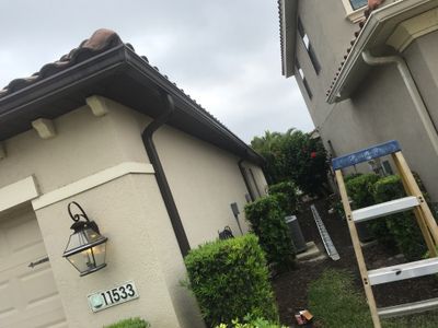 Bronze 7-Inch Seamless Gutters in Fort Myers FL by Gutter Professor
