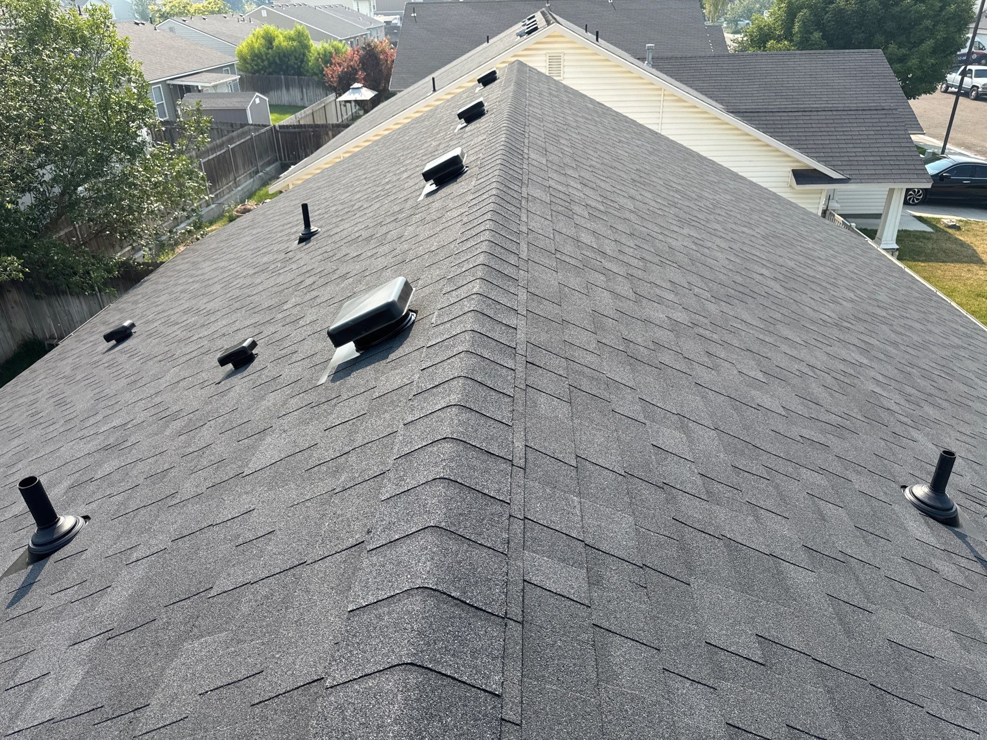 Residential Roof Replacement with Architectural Shingles in Caldwell by Olive Roofing