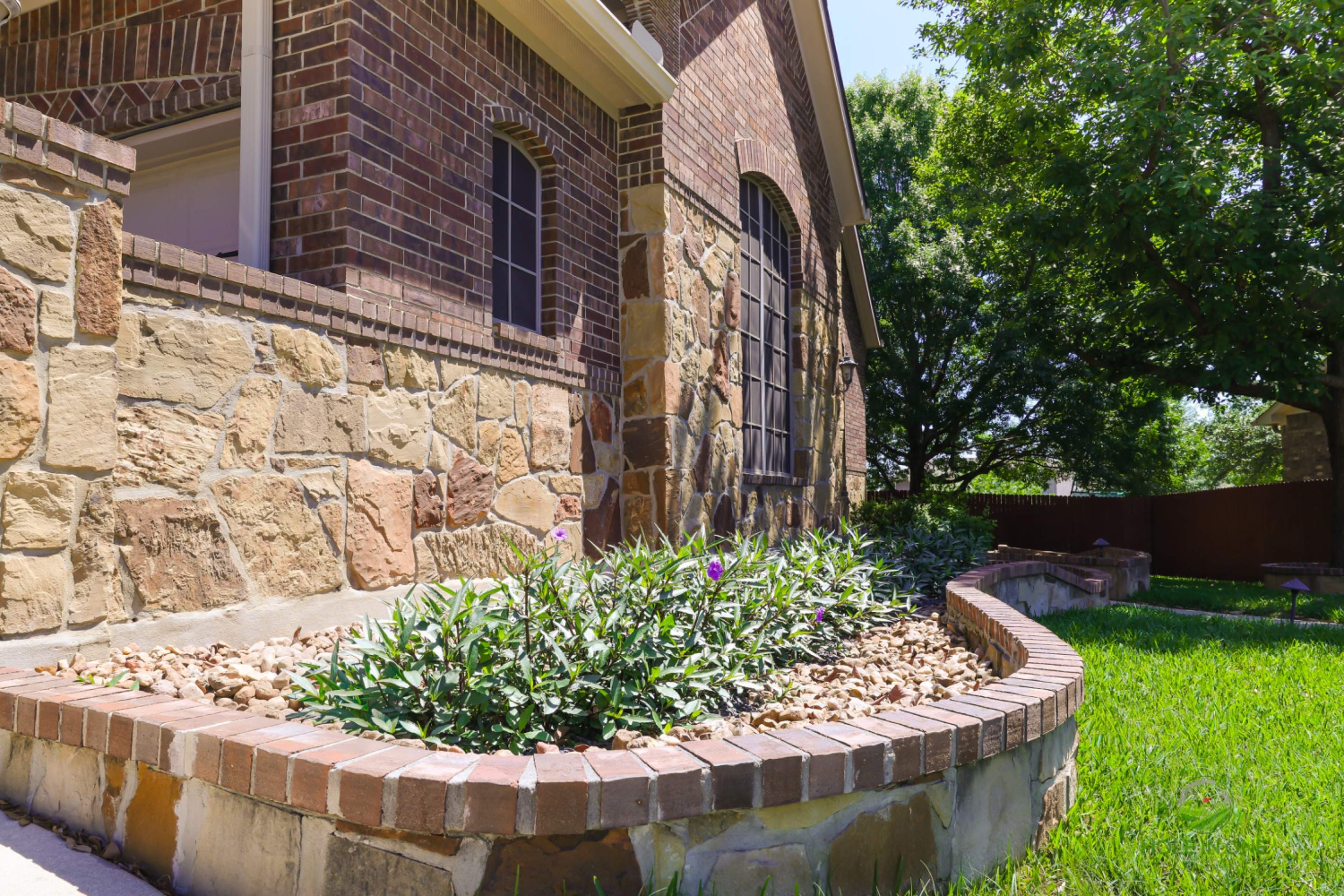 Belgard Paver Walkway, Rock Beds & Wax Myrtles | Far West Side, San Antonio TX by Hole In One Lawns, LLC