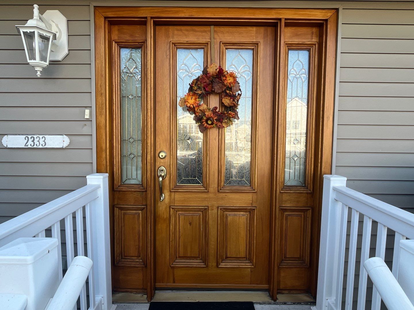 Front Door Varnishing by Fresh Coat Works LLC