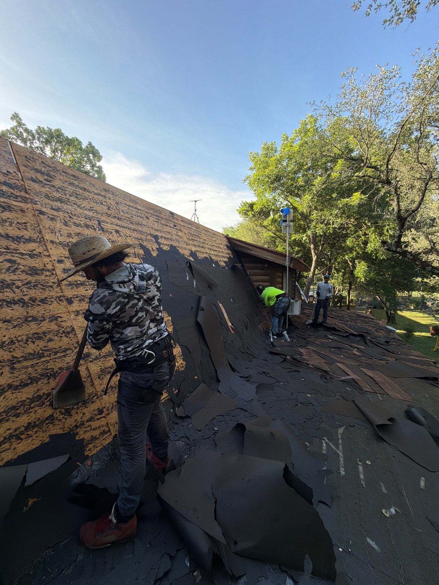 Fort Worth Log Home Roof Replacement and Gutter System Service by Performance 1 Roofing