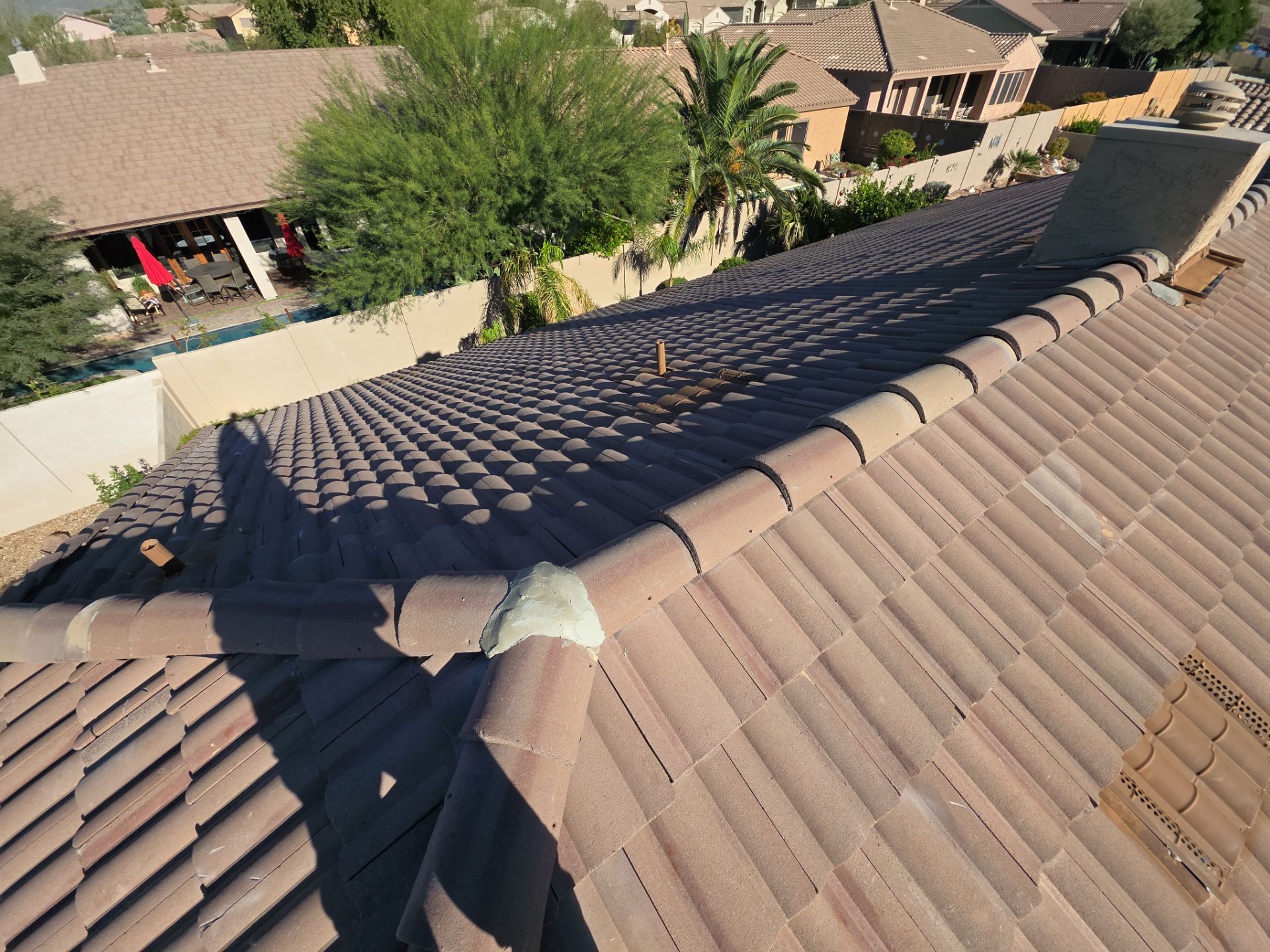 Gold Canyon Tile Reset  by Weather-Tite Roofing