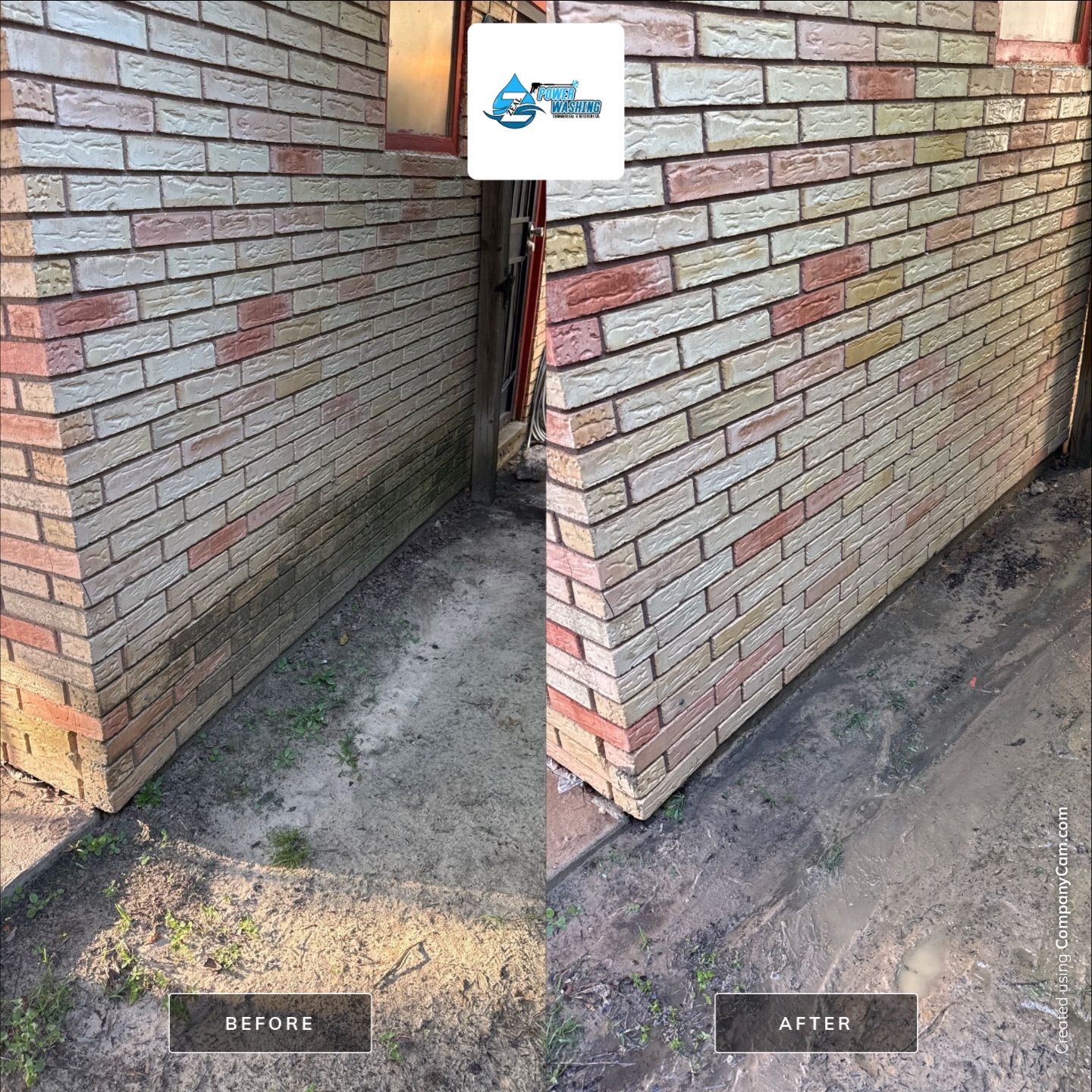 Comprehensive Brick Home Soft Wash and Concrete Cleaning in Houston by Zeal Power Washing