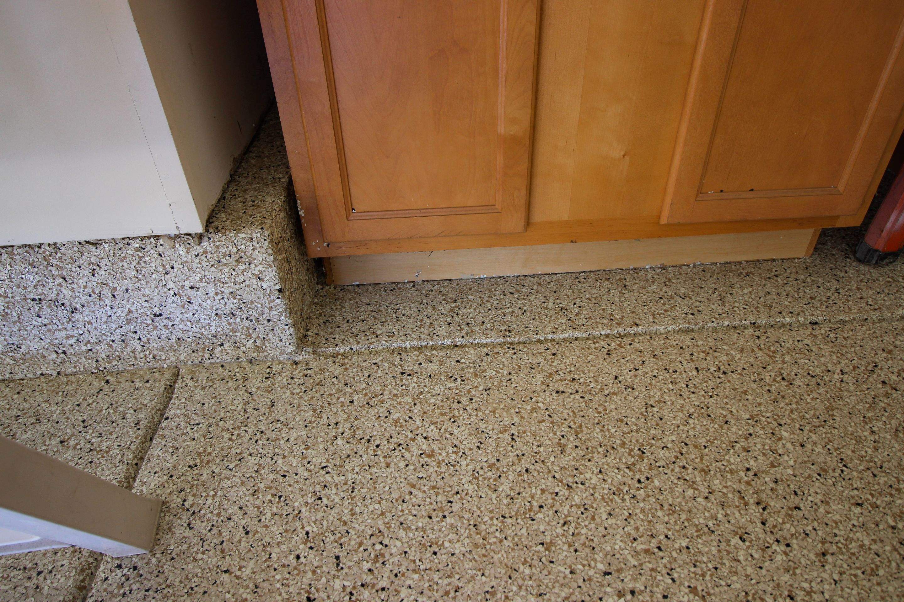 Garage Floor using Driftwood by Your1DayFloor.com
