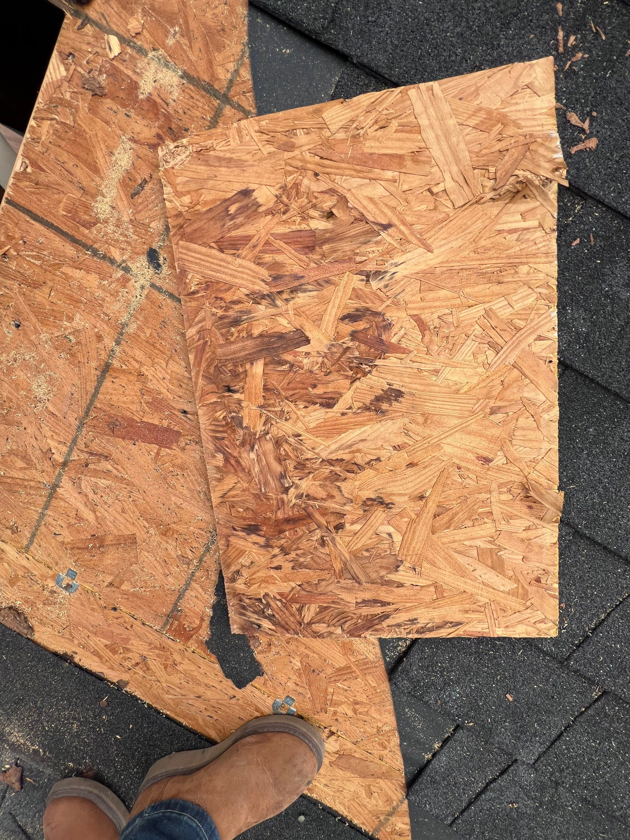 Hail Damage using Owen's Corning Duration (Lifetime) Shingles by Roof Repair Company