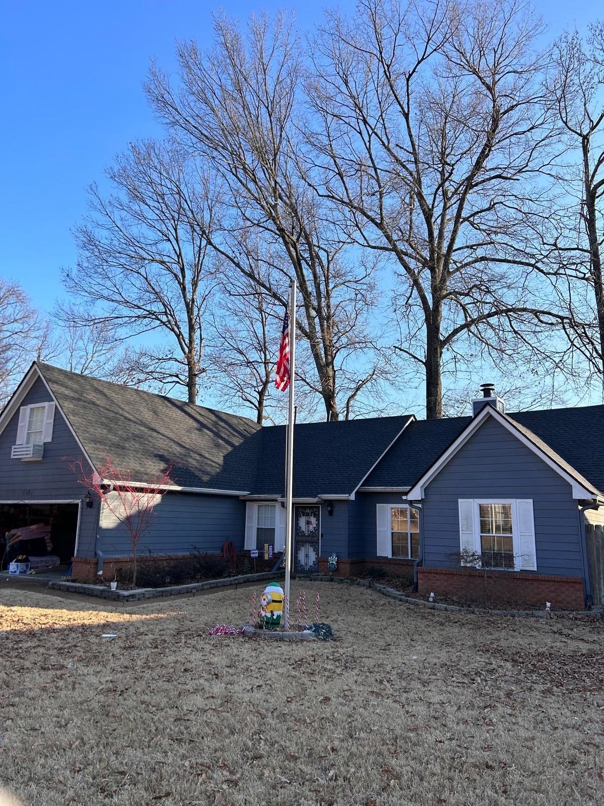 Asphalt Shingle Roof Replacement and Decking Repair in Bartlett by Revival Roofing Services