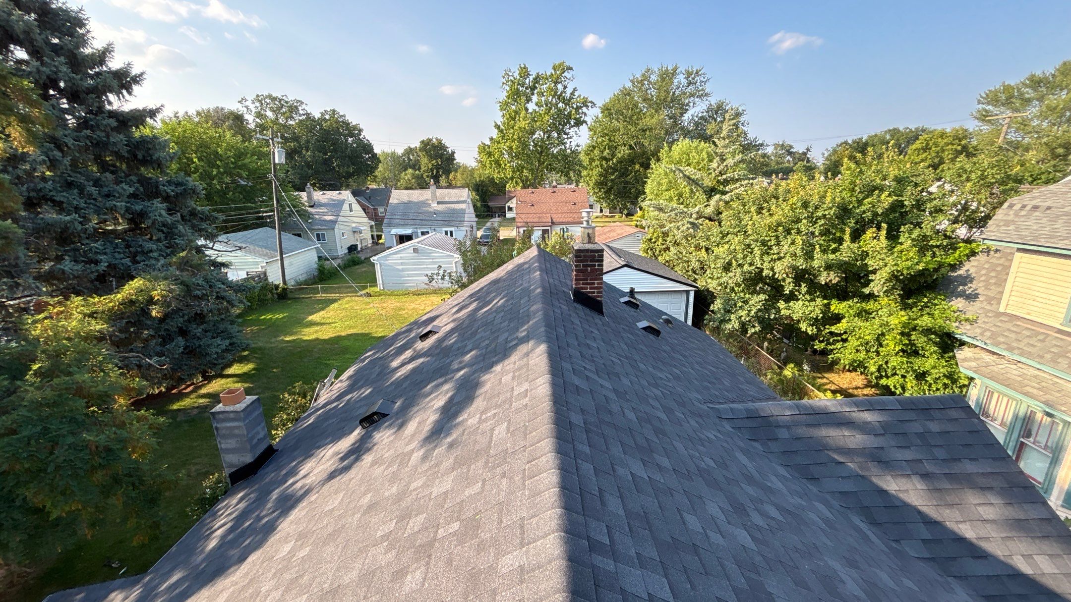 Roof Replacement using Owens Corning Onyx Black by 180 Contractors