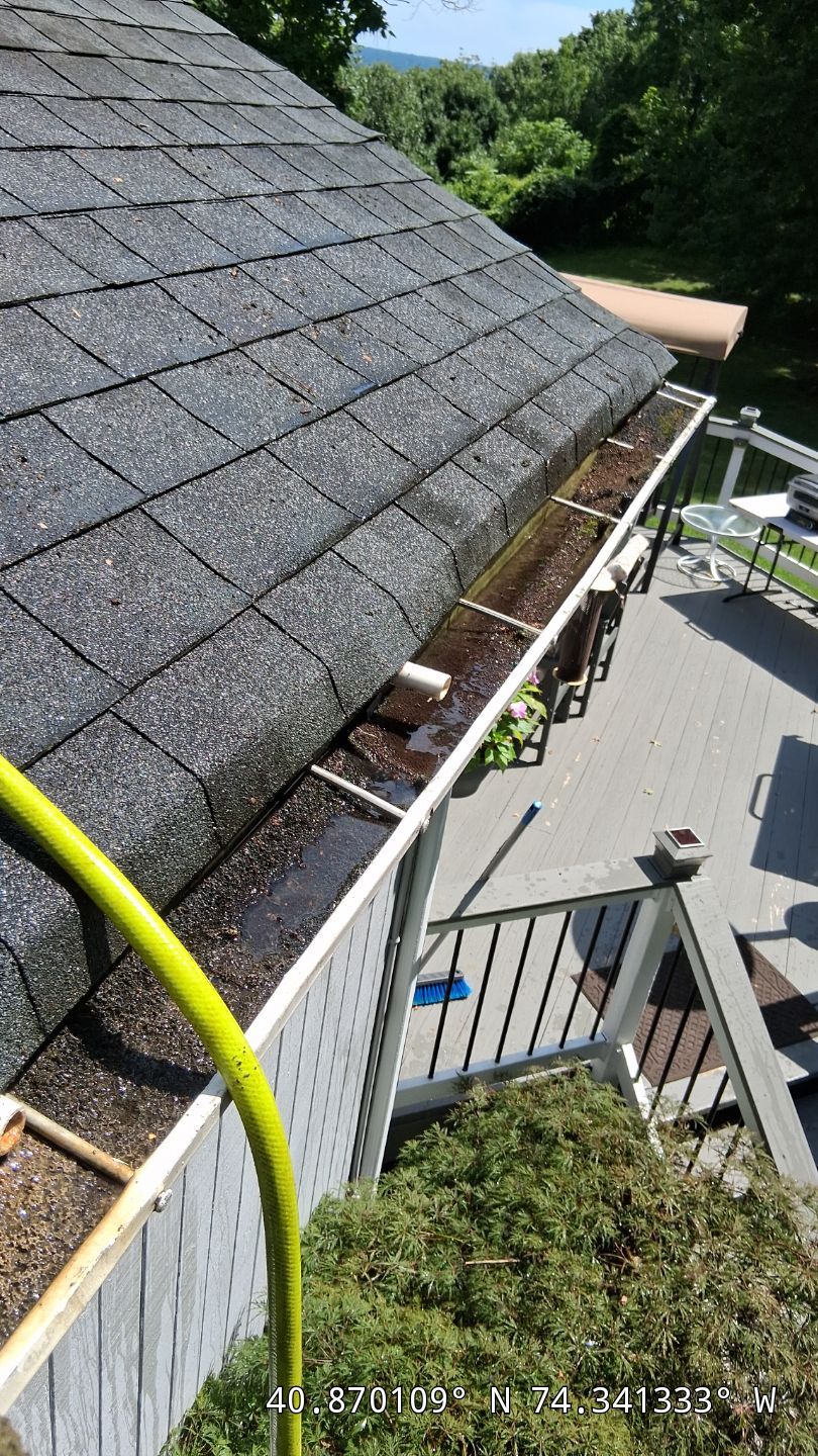 Gutter Cleaning & Gutter Guard Removal and Reinstallation at Residential Property in Montville, NJ 07045 by NJ Home Maintenance Services