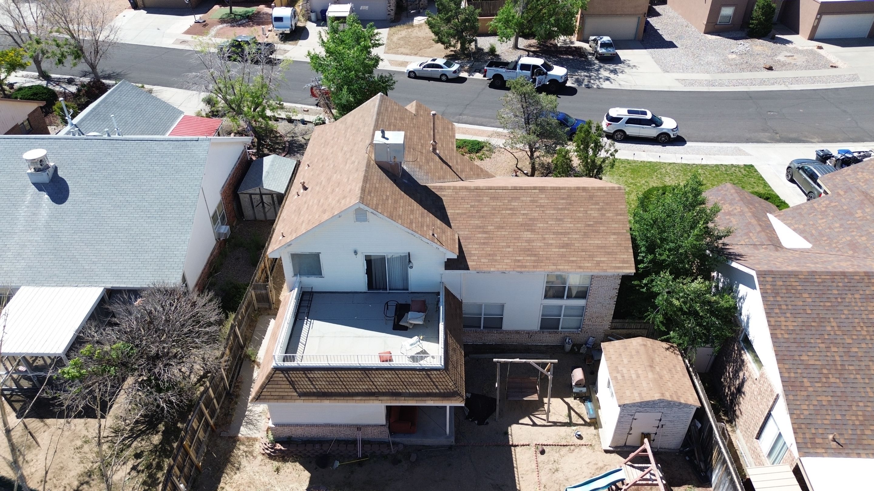Northwest Albuquerque Residential Shingle Replacement and Gutter Repair by Doyle Roof Masters Inc
