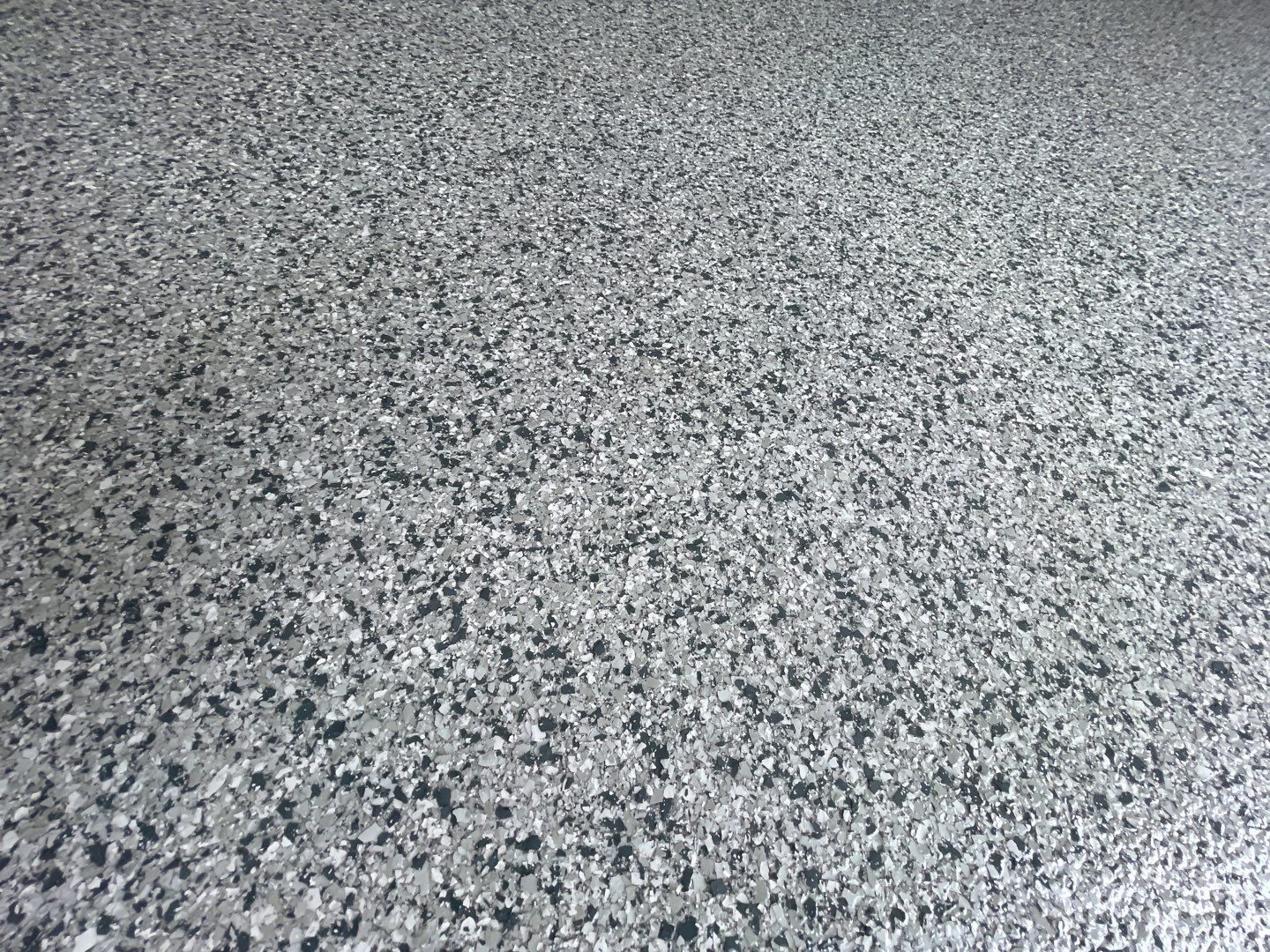 Garage Transformation using Slate Stone by Croc Coatings, LLC