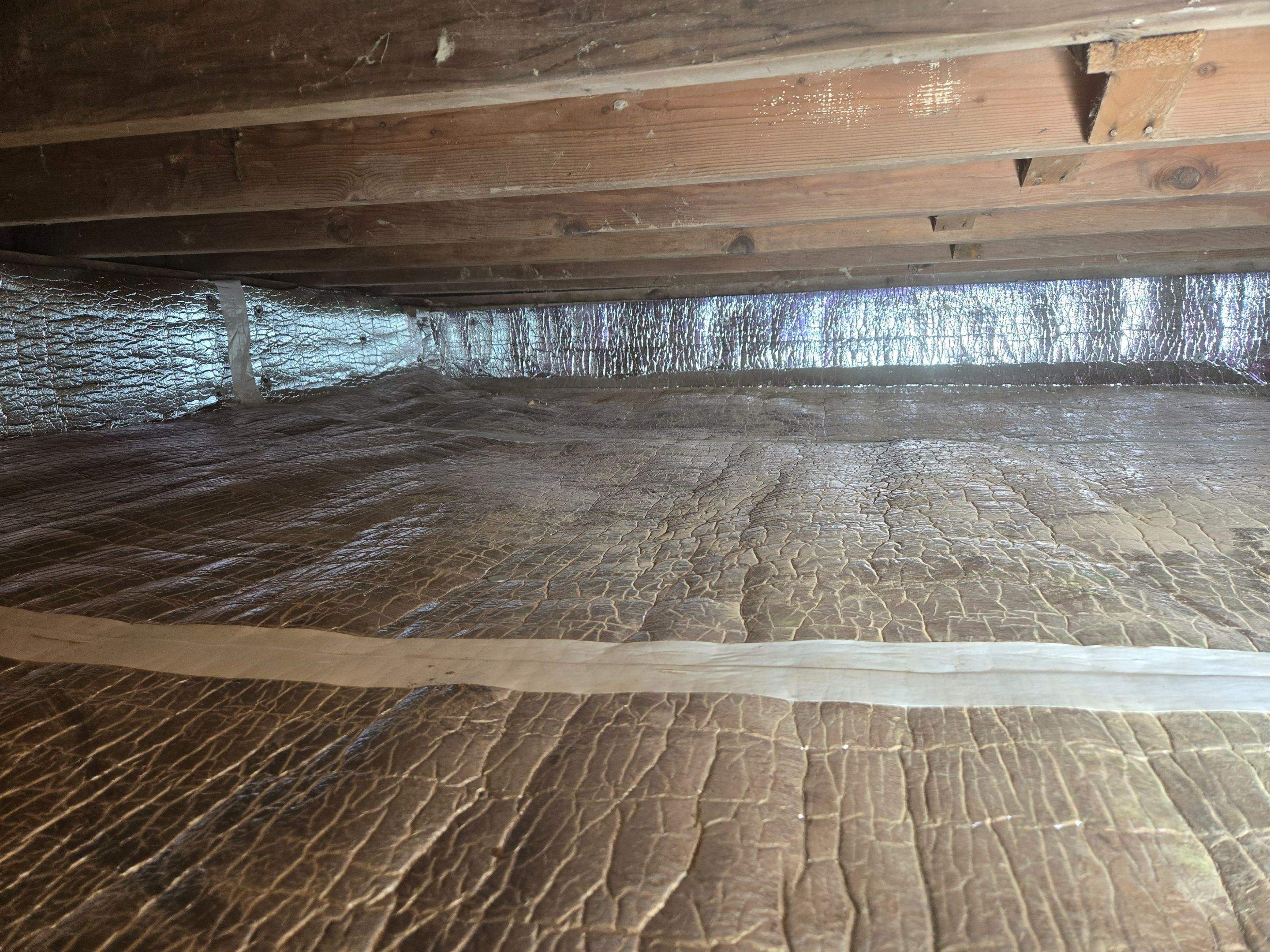 Crawl Space Dig Out, Vent Installation, Access Point and 90 mil Encapsulation by Allied Water Services