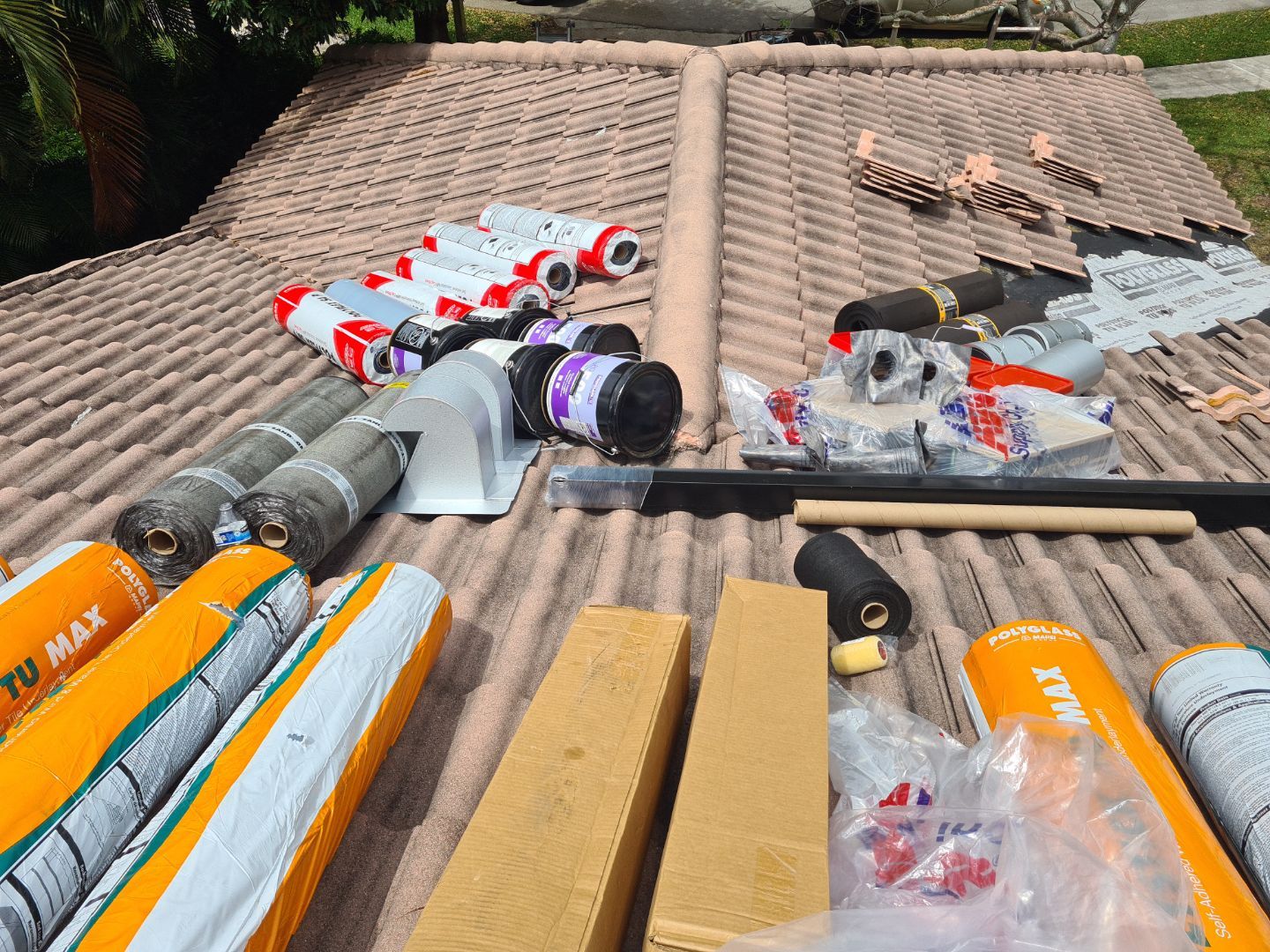 Residential Roofing Installation using Eagle Roofing Tile by BLUES BROTHERS ROOFING