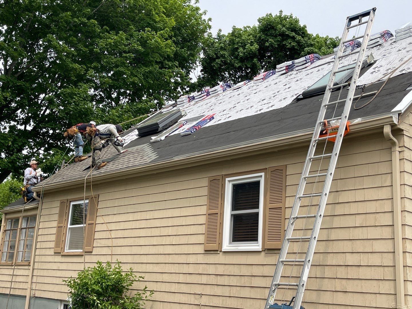 Residential Roofing Installation using GAF Timberline HDZ by Sensible Home Solutions