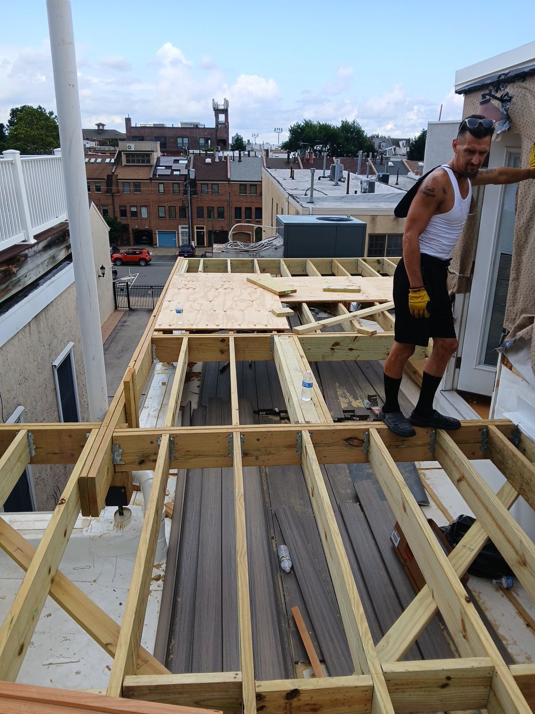 Trex Roof Deck & TPO Roofing System by Philadelphia Quality Roofing