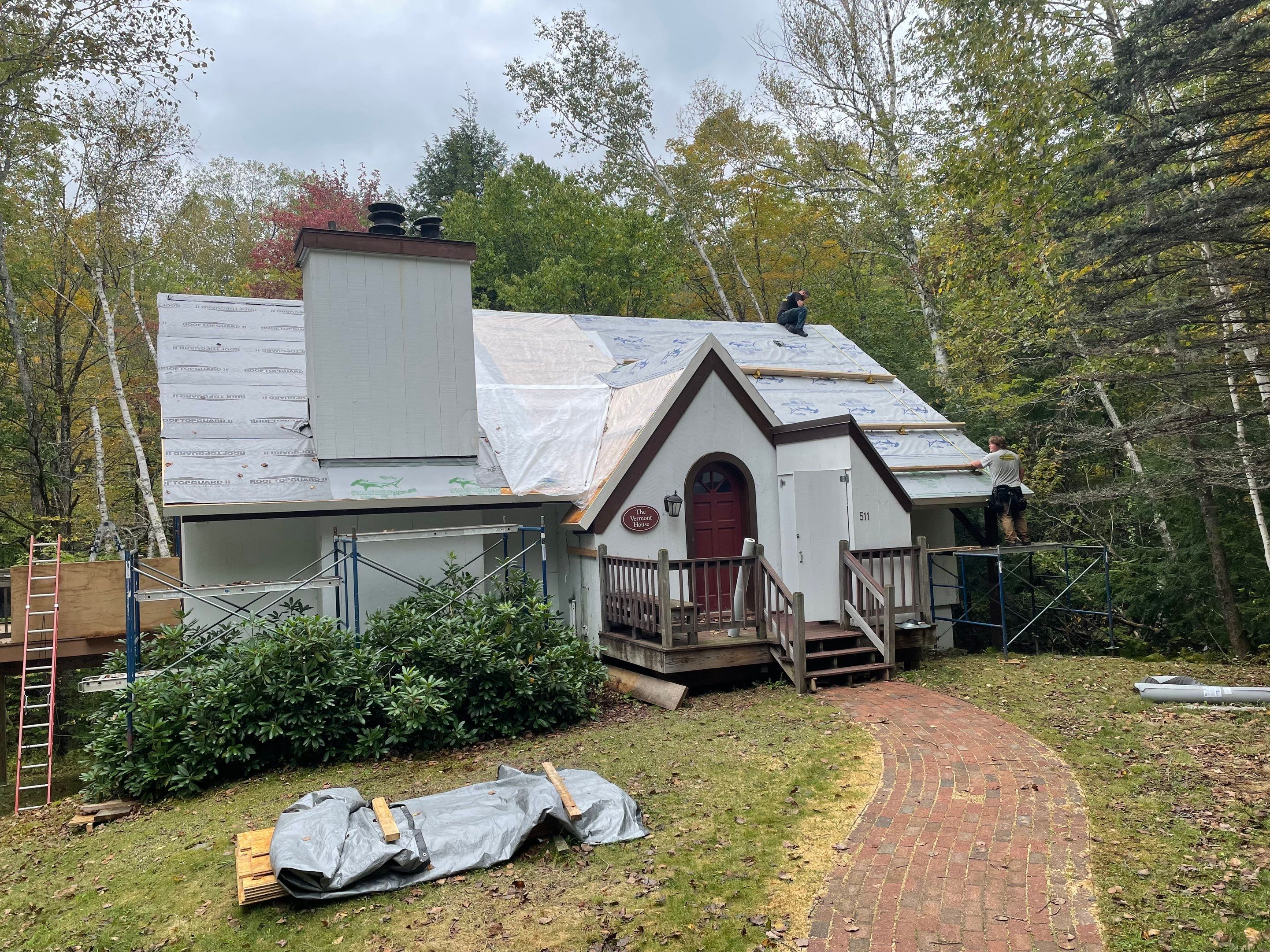 Residential Roofing Installation using Drexel Steel Standing Seam Metal Roofing by GT Donaghue Construction & Metal Roofing LLC