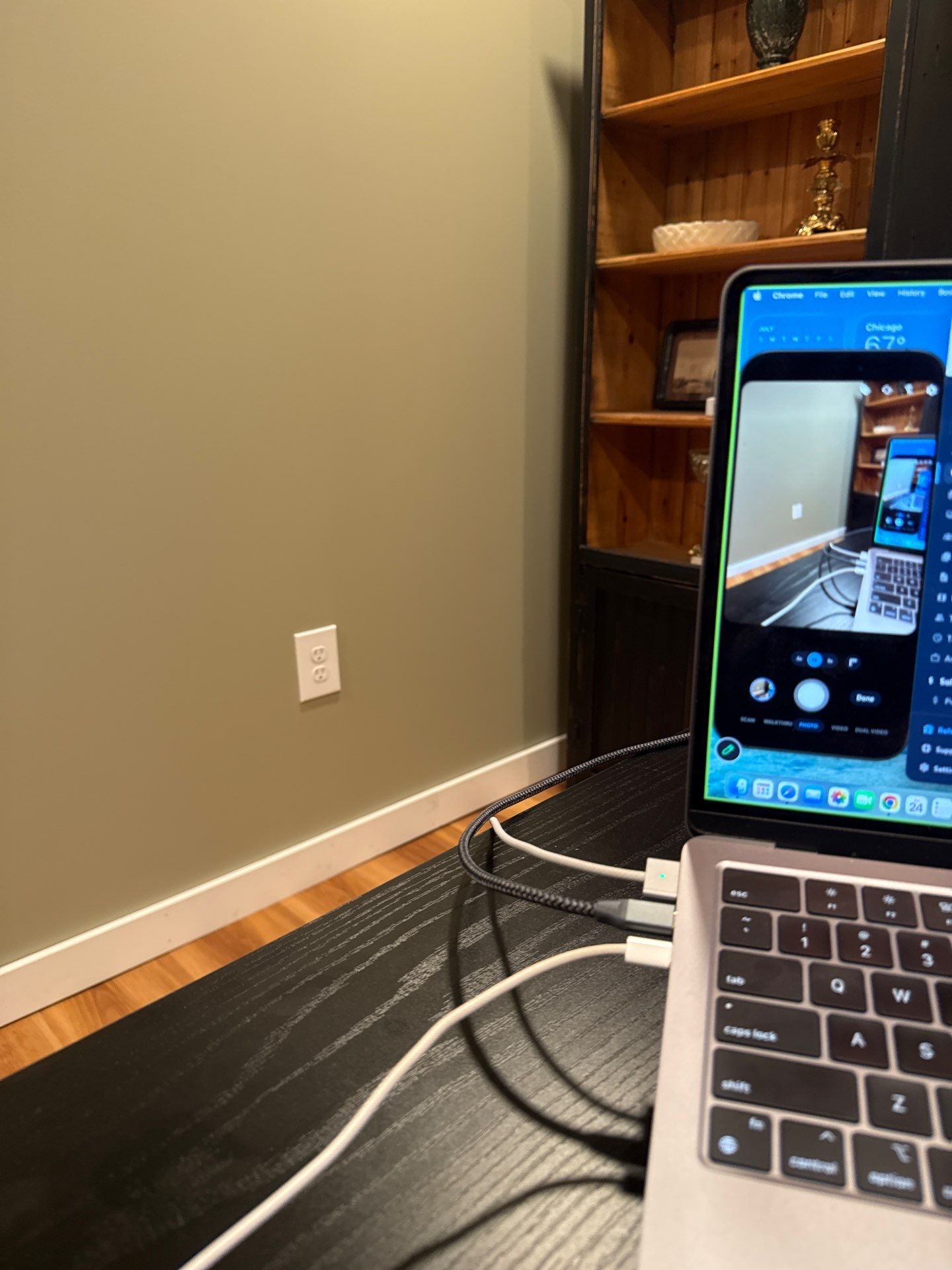 Home Office Interior Painting and Flooring Installation in Lincoln by CompanyCam Sales Demo