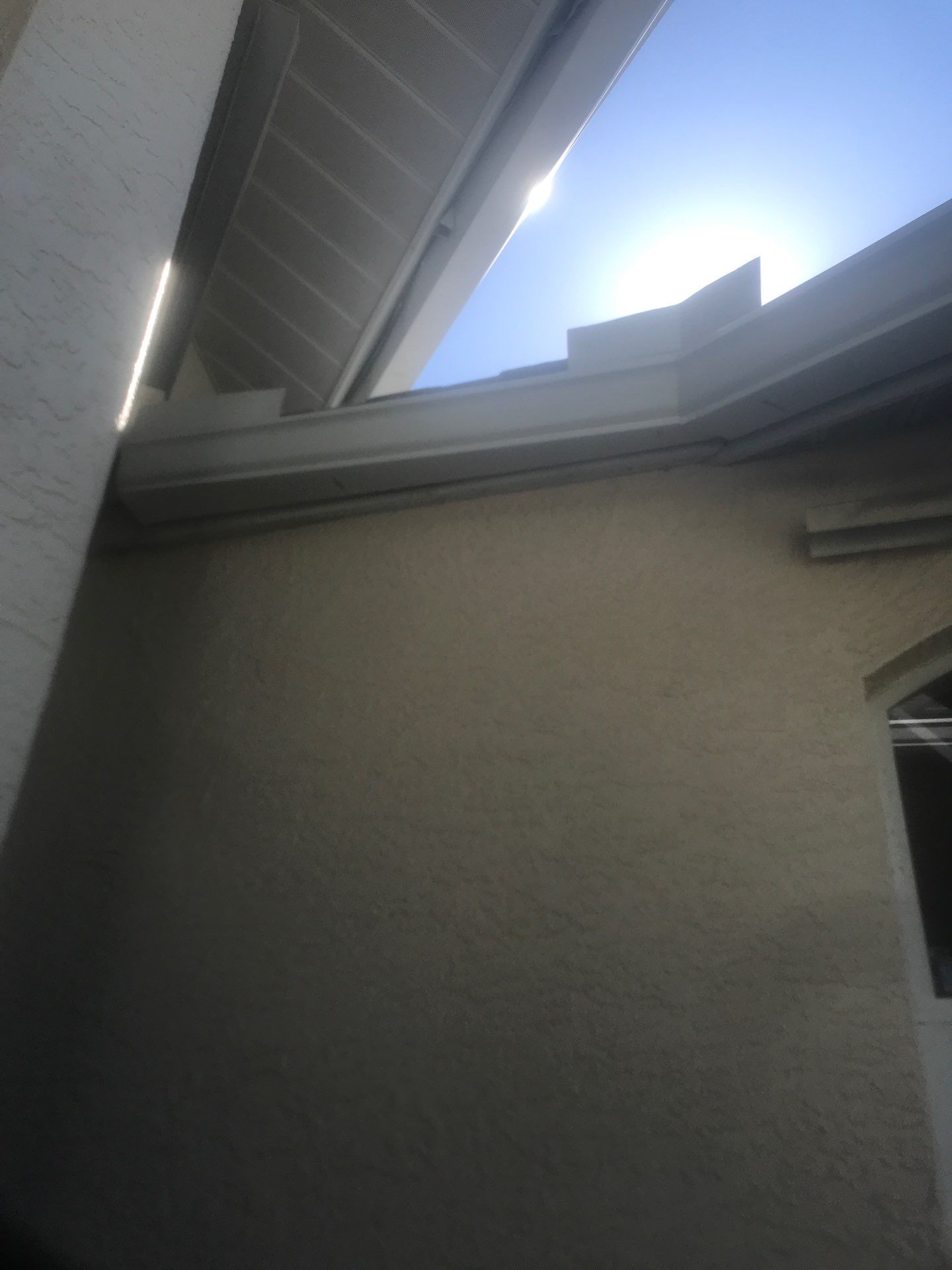 Seamless Gutters using Splash Guard in Cape Coral FL by Gutter Professors