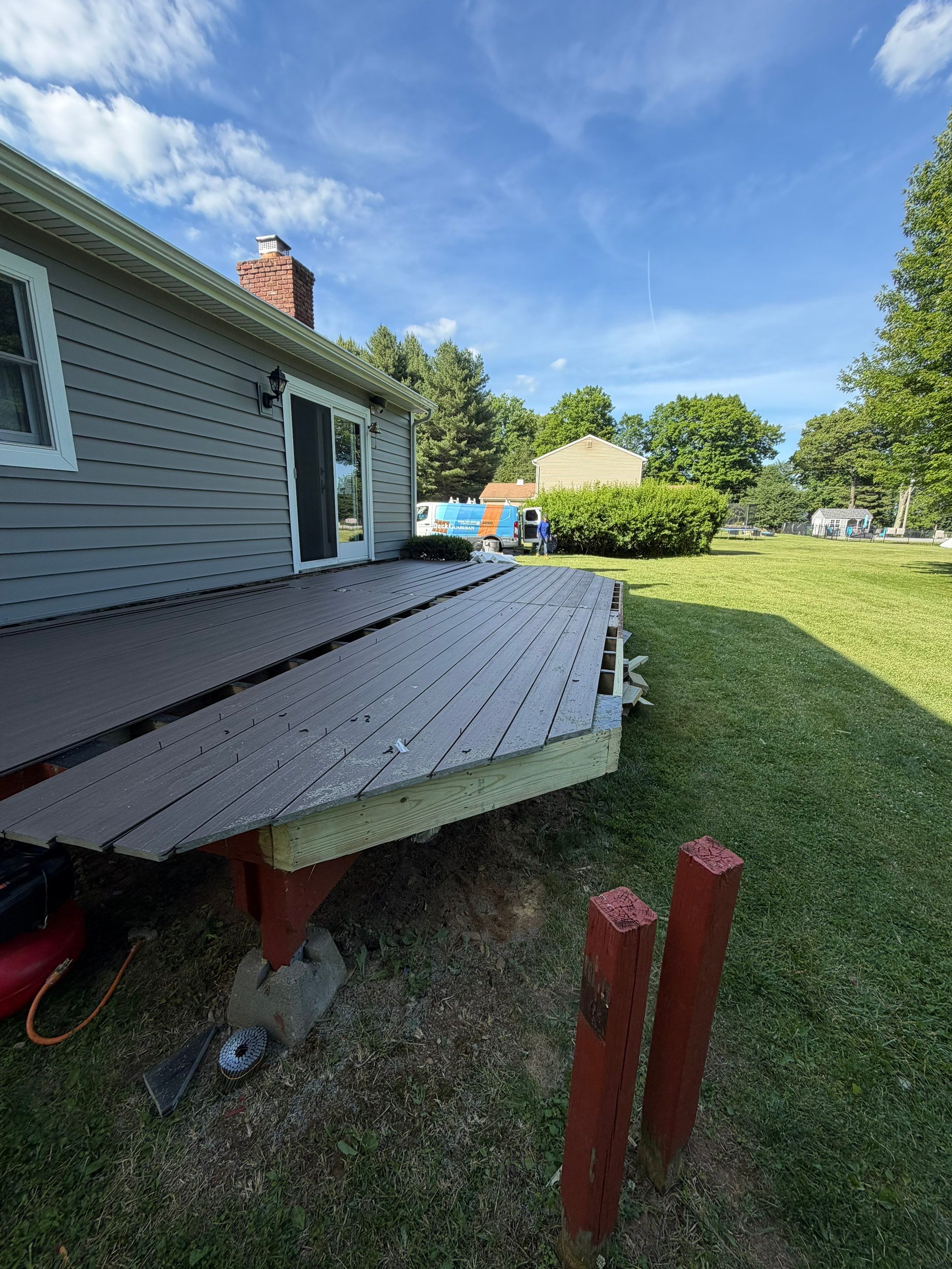 Deck Resurfacing in Hackettstown, New Jersey by deck guardian