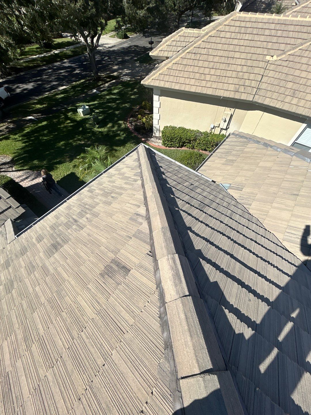 Orlando Tile Roof Replacement with Crown Windsor Shake Silverado Tiles by Fortified Roofing Solutions Corp.