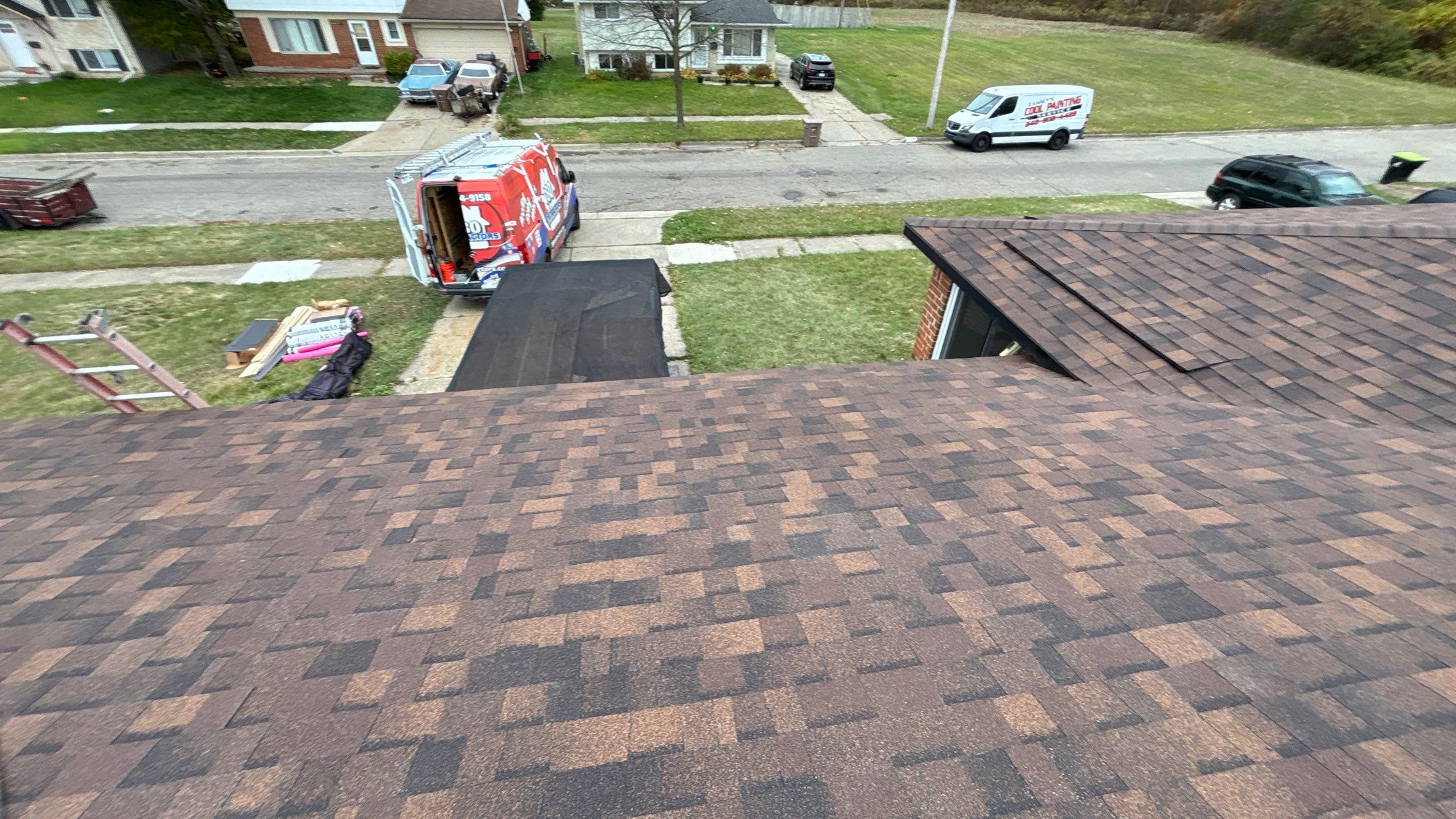Roof Replacement using Owens Corning Brownwood by 180 Contractors
