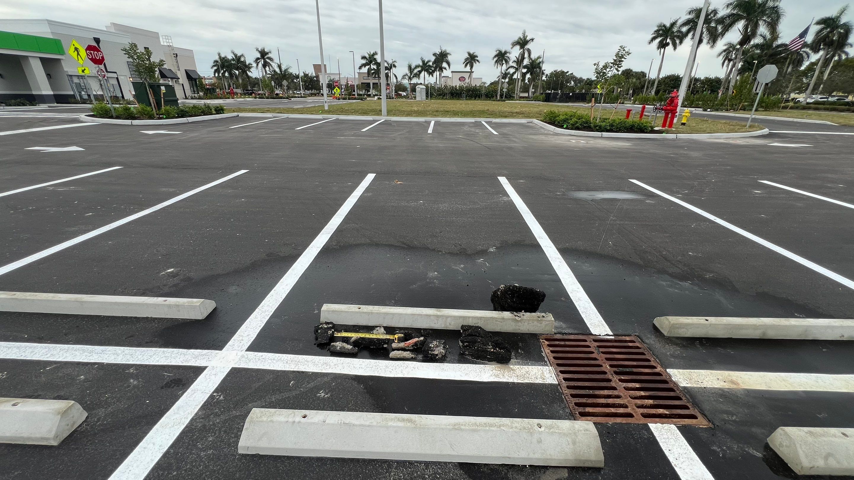 New Construction Commercial Parcel Stormwater System Cleaning by Don Mar, Inc. Storm Water Solutions