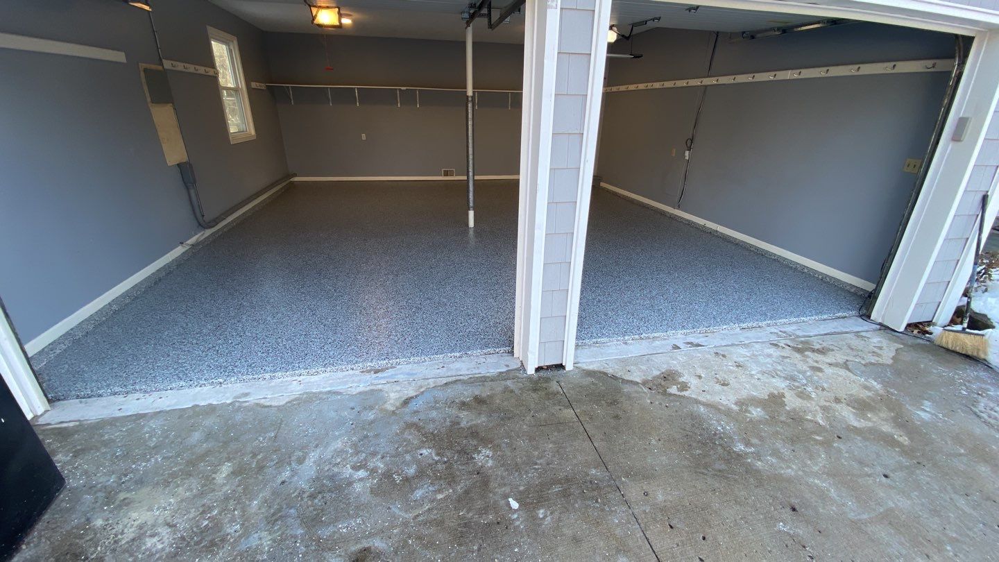 Garage using Domino  by Select Painting, Coatings & Garage Cabinets