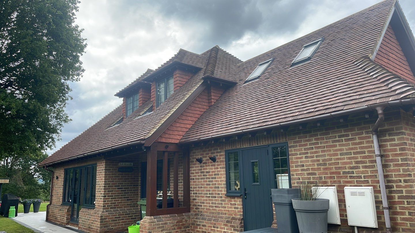 Roof Clean  - Moss Removal - Gutter Clean using Honda 15lpm Low Pressure Washing Machine by Ges Exterior Cleaning ltd