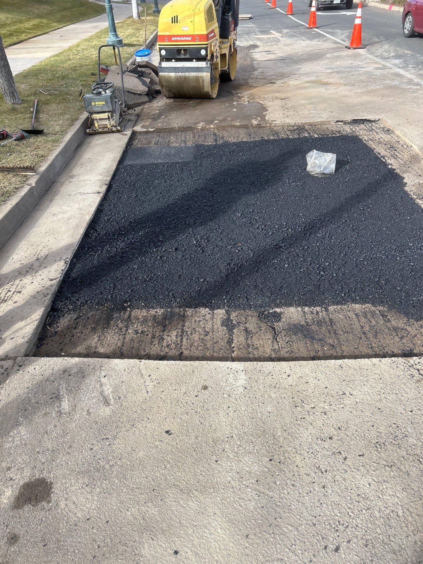 Asphalt Patching for underground project Colorado Mills by DMH Site Services