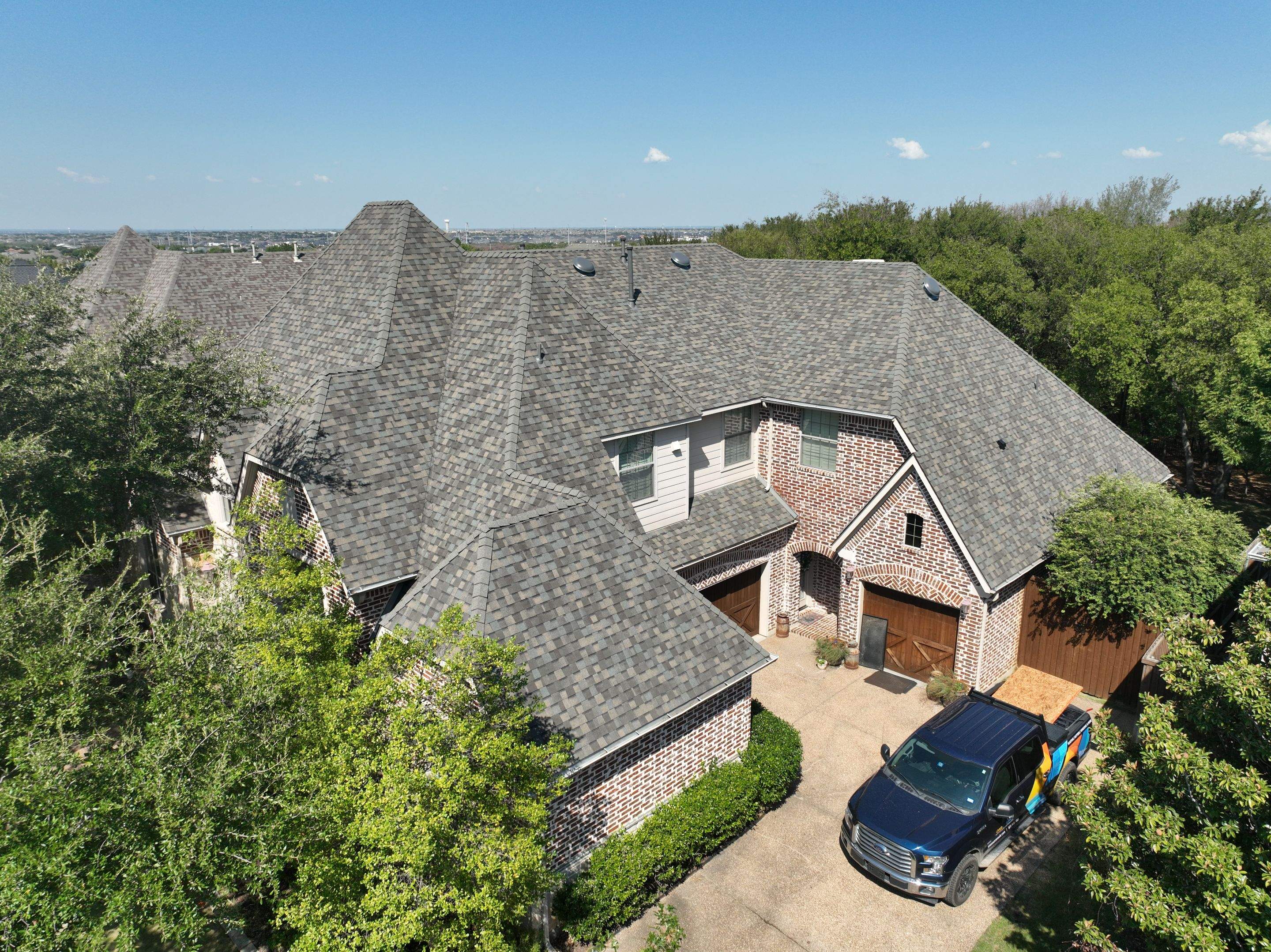 Residential Roofing Installation using CertainTeed Landmark MaxDef Weathered Wood by OneSource Roofing and Restoration