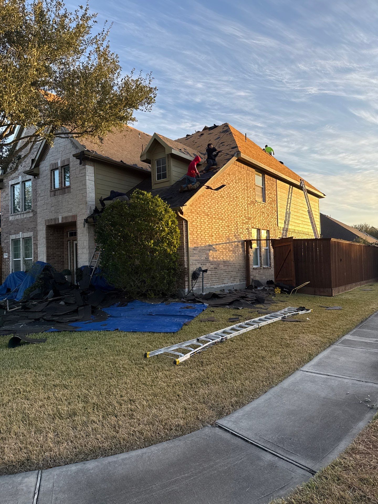 Residential Roof Replacement using GAF HDZ - Charcoal shingles by Elite Roofing LLC