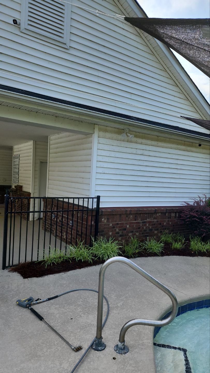 House Wash using cleaner by Power Wash Masters LLC