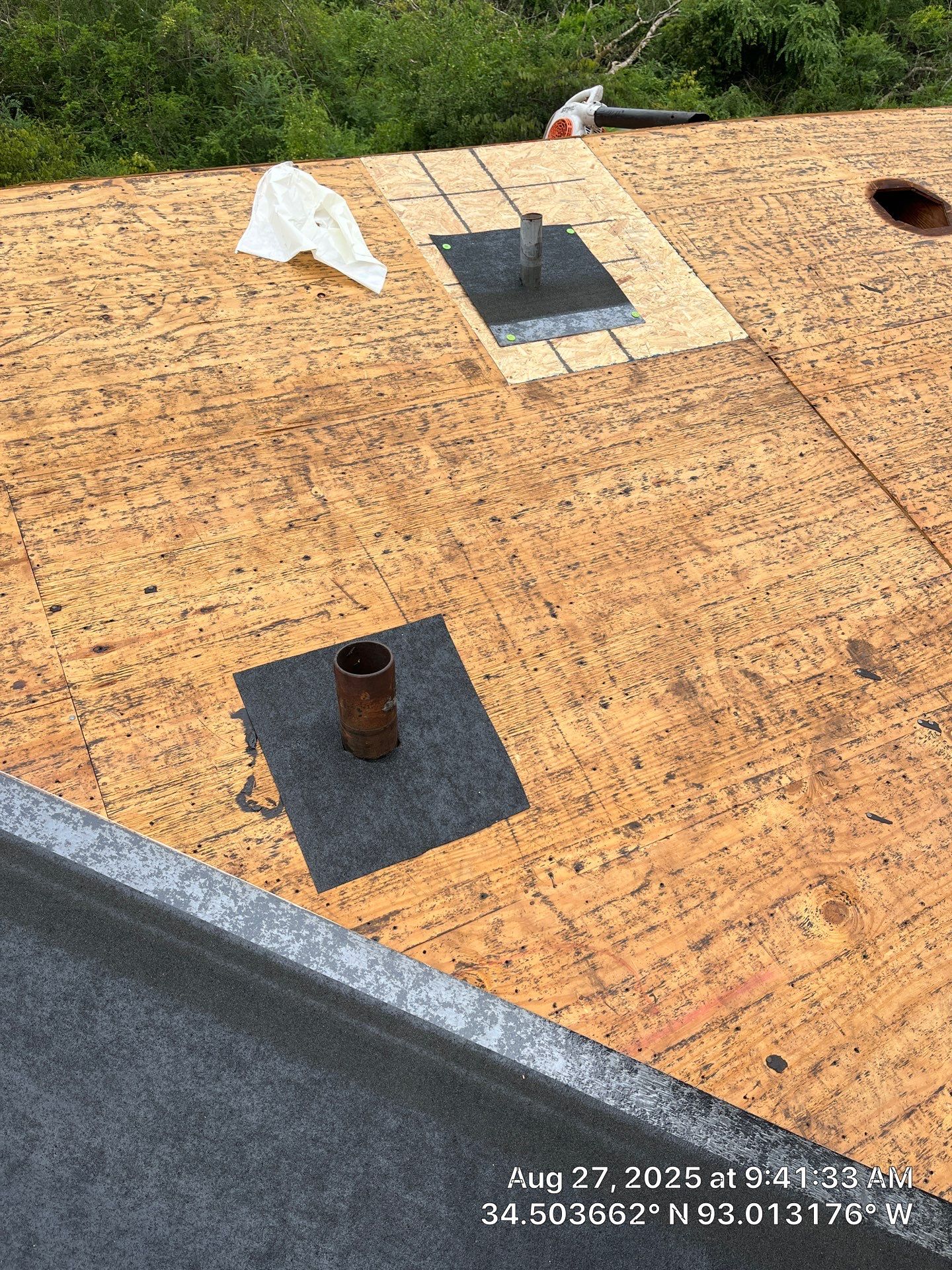 GAF Timberline HDZ Roof Replacement on Brick Home in Hot Springs by Temple Roofing and Exteriors