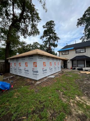Tree Damage Garage Rebuild & Home Repair