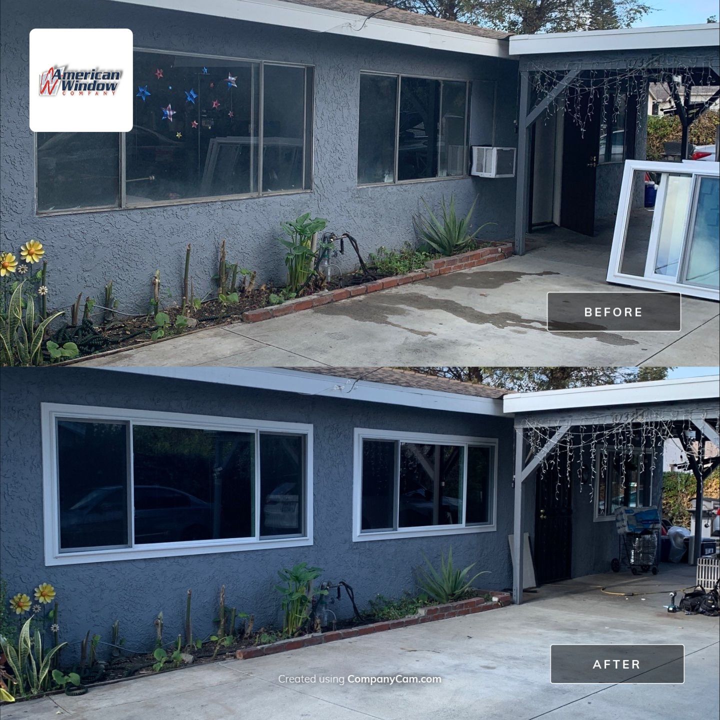 Window Installation using Vinyl Windows by American Window Company