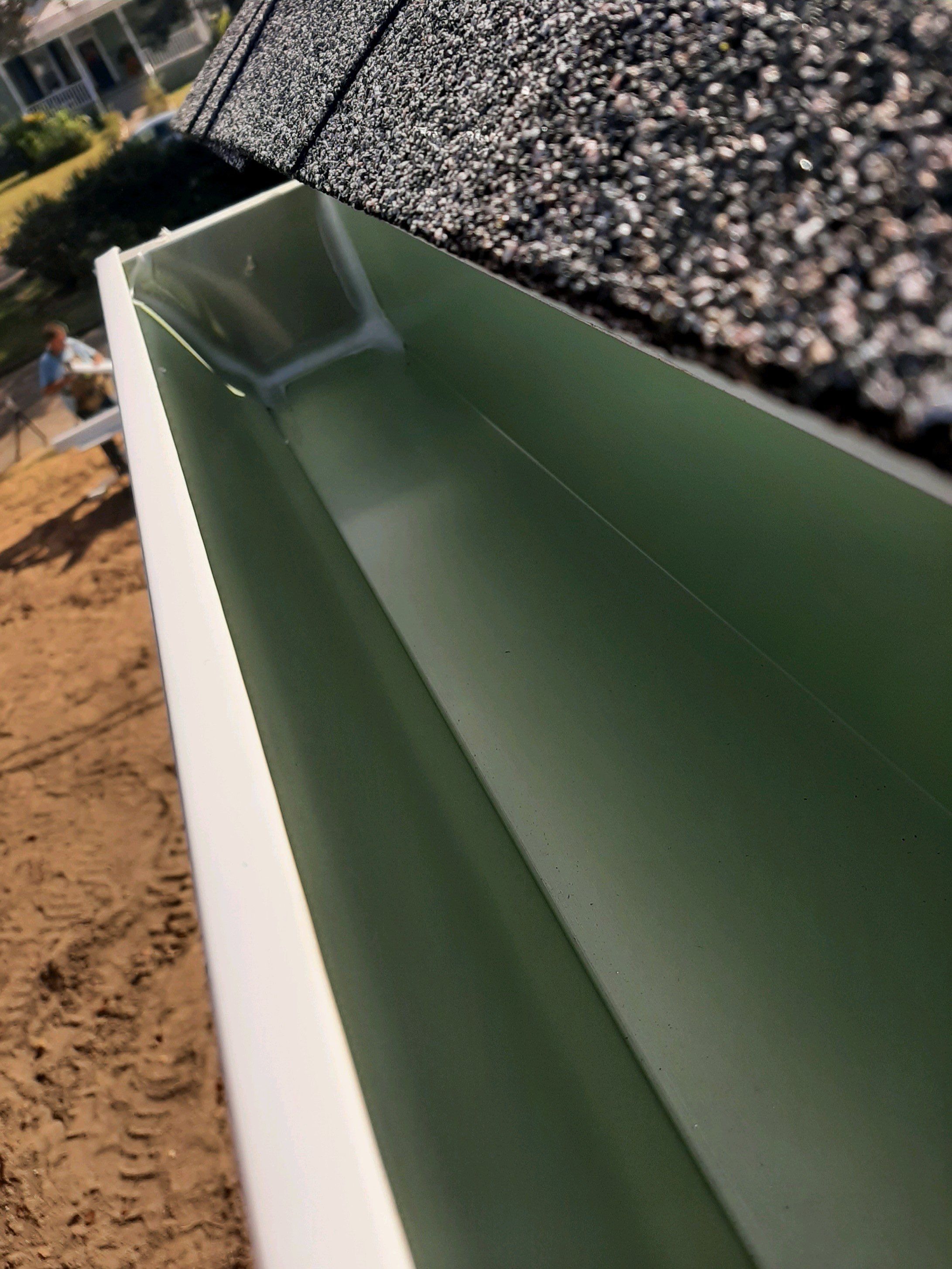 Gutter Installation using K-Style Seamless Gutters by Gutter Professors