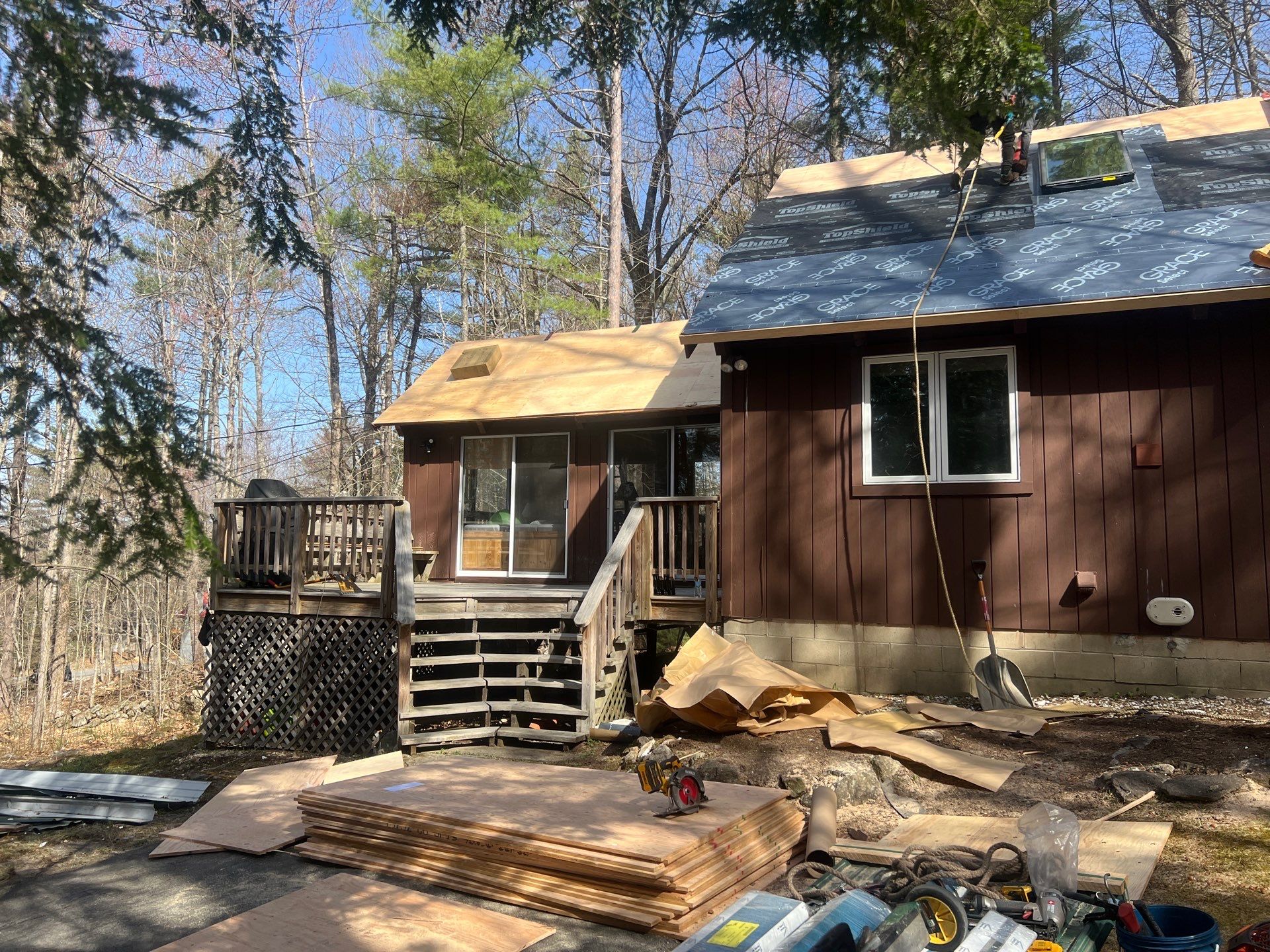 Metal Roof In Moultonborough, NH by Tall pine roofing