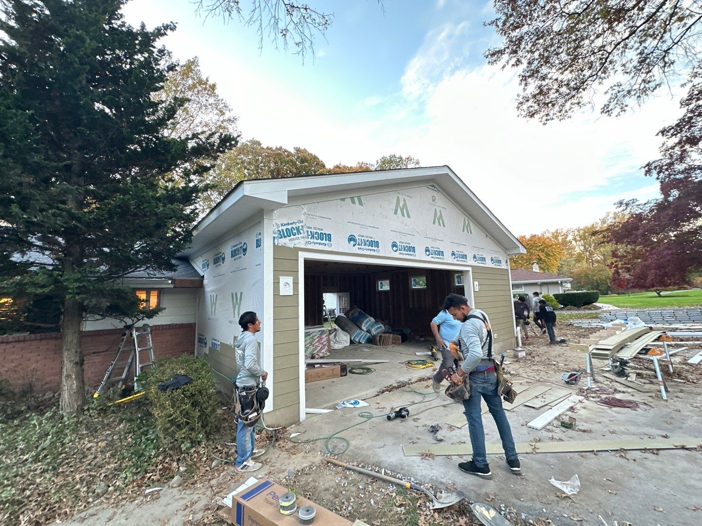 Garage Addition Project in MD by Bec Construction Llc