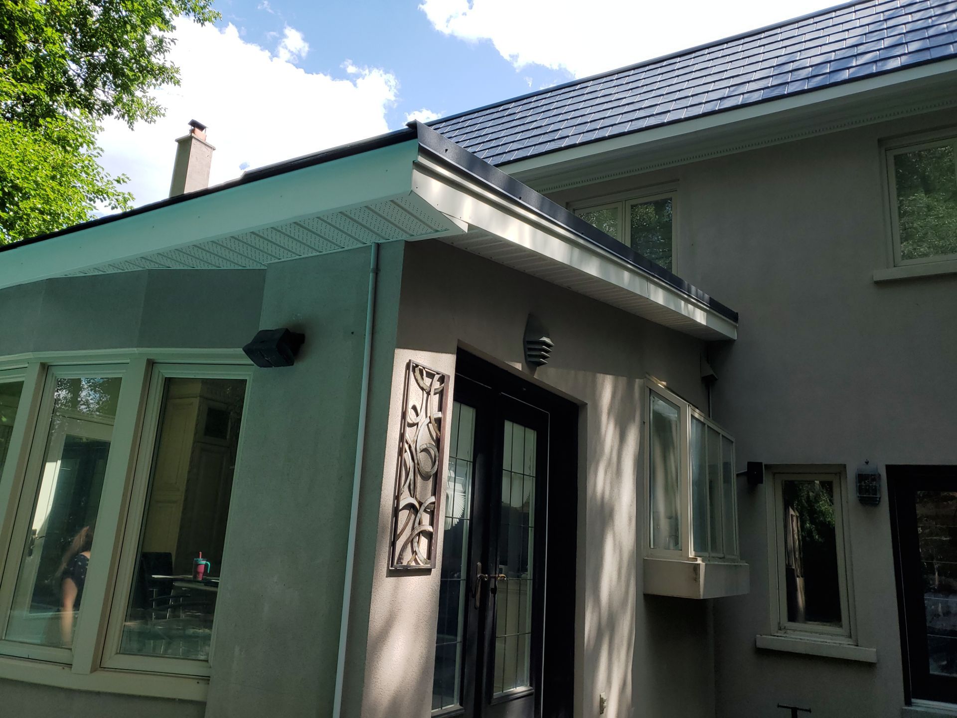 Residential Roofing Installation using Vicwest True Natuer. Metal Shingle by Jay Carter Roofing & Sheet Metal