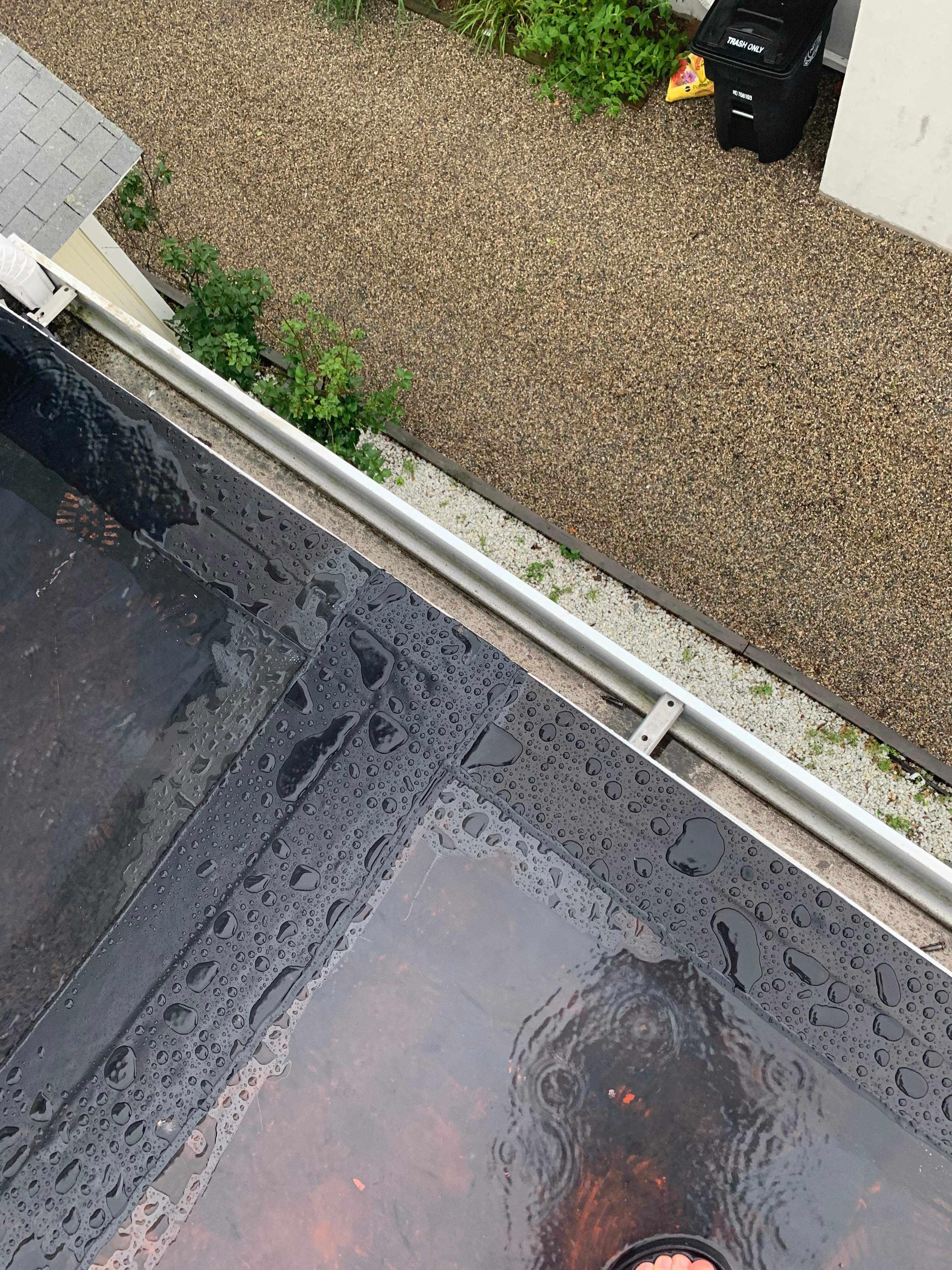 Deck Installation using trex over epdm roof by A Plus Exterior