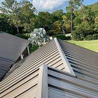 24ga 1.5" Mechanical Seam Medium Bronze  by Total Roofing System The Metal Roof Experts
